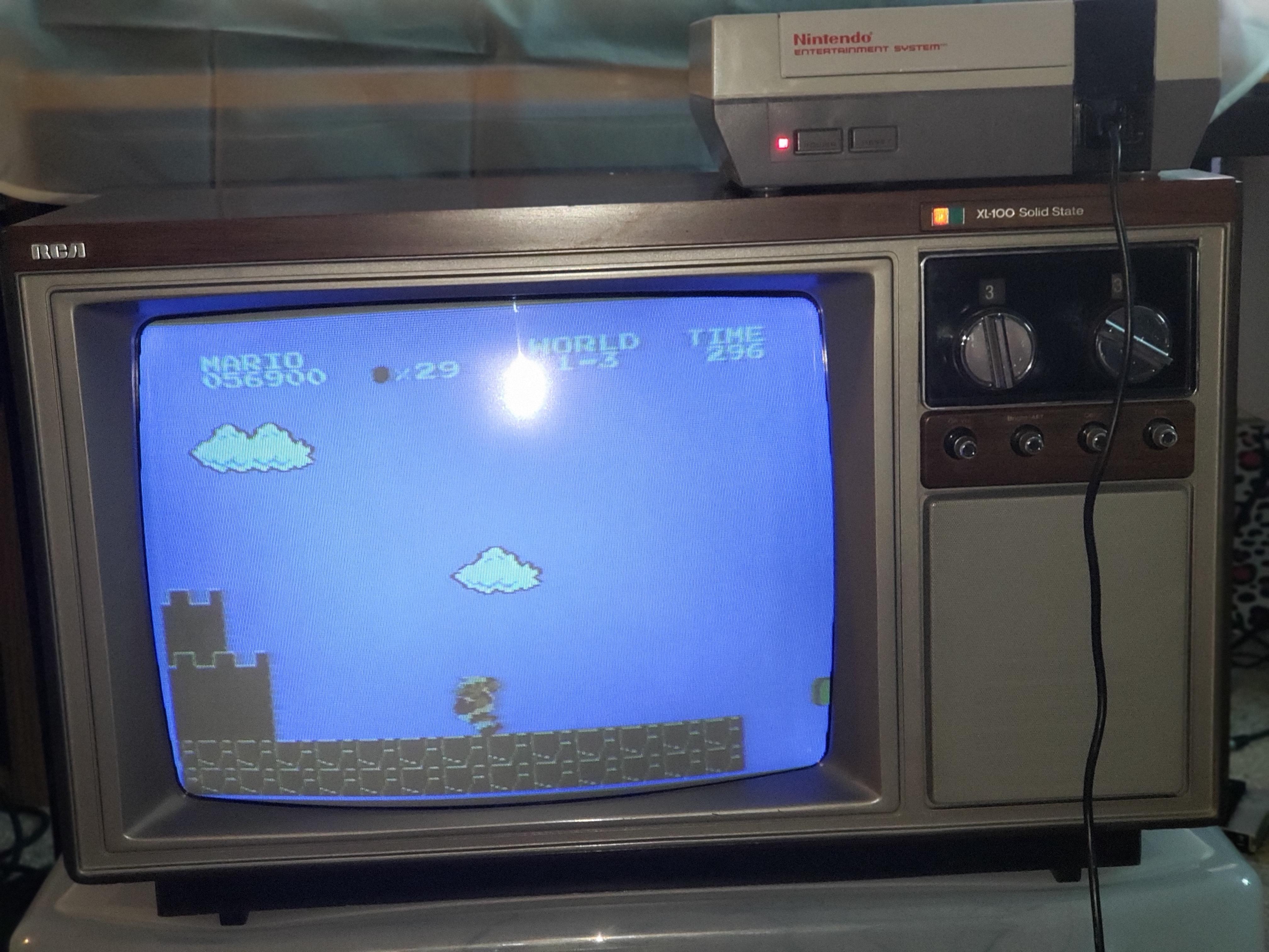 I finally have a working 70s color television with the dial knobs and