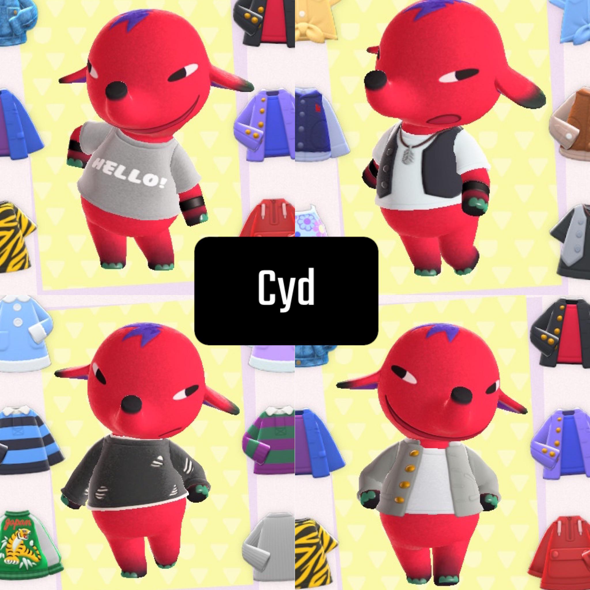 Picking out clothes to gift my villagers, I went with gray, black, and