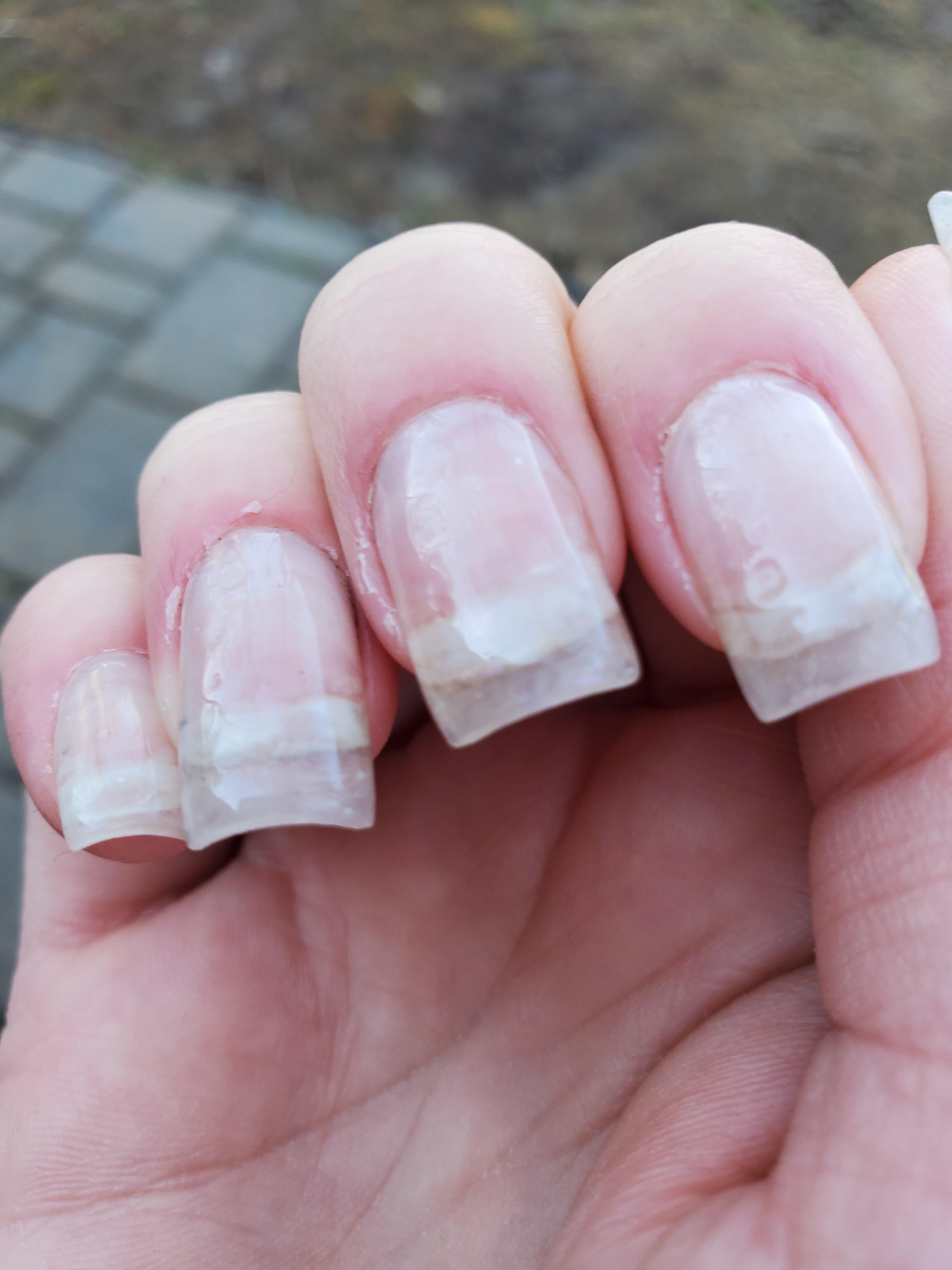 New to polygel and gel polish. Why do I keep getting bumps? Any advise