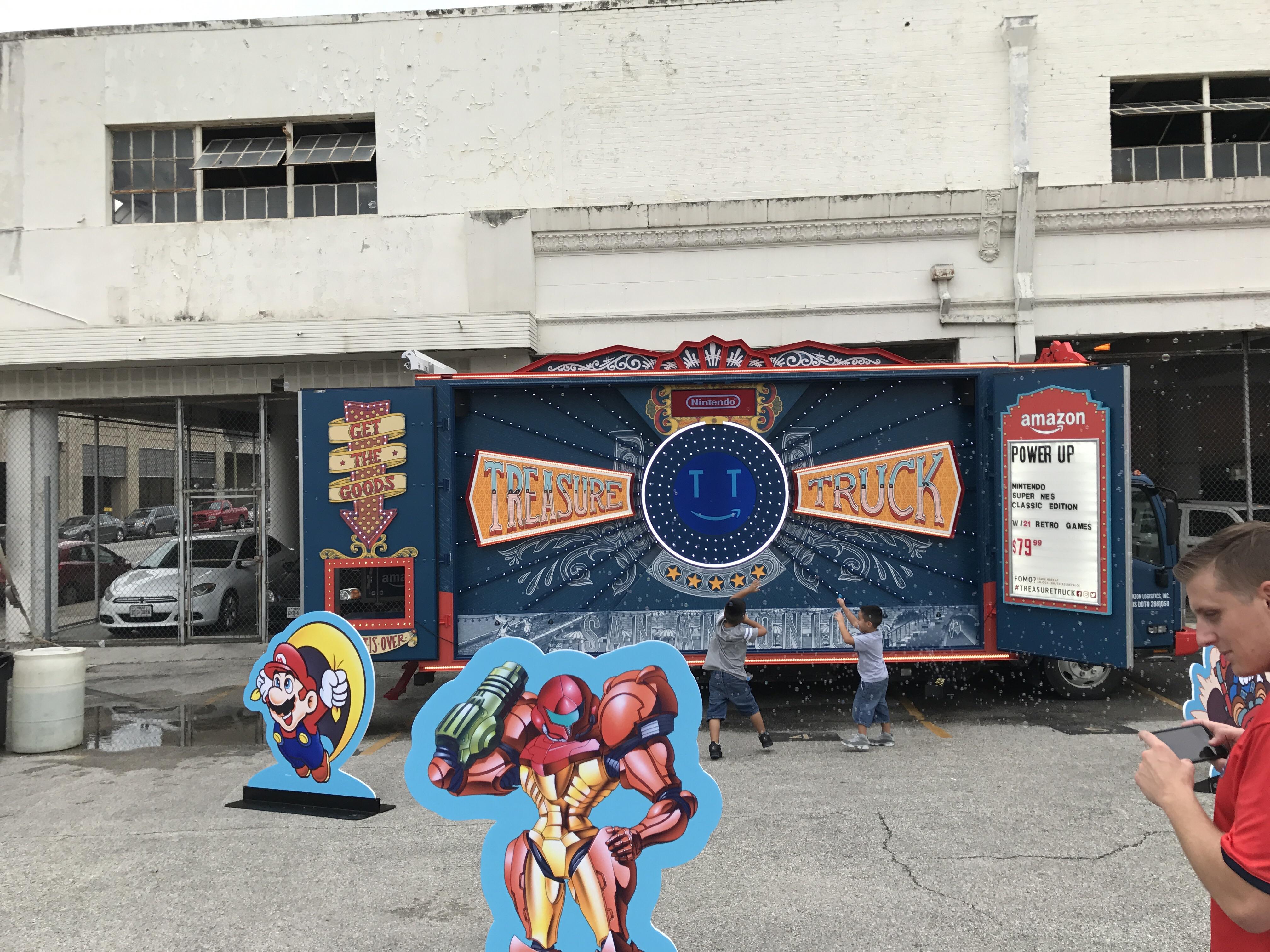 Amazon Treasure Truck in San Antonio was great! r/miniSNES