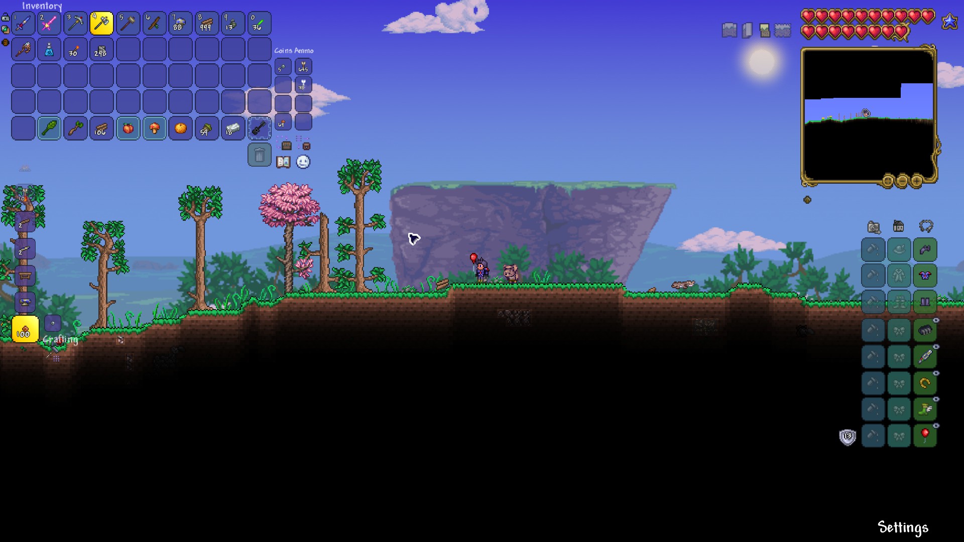 I somehow got both living wands from trees directly next to each other