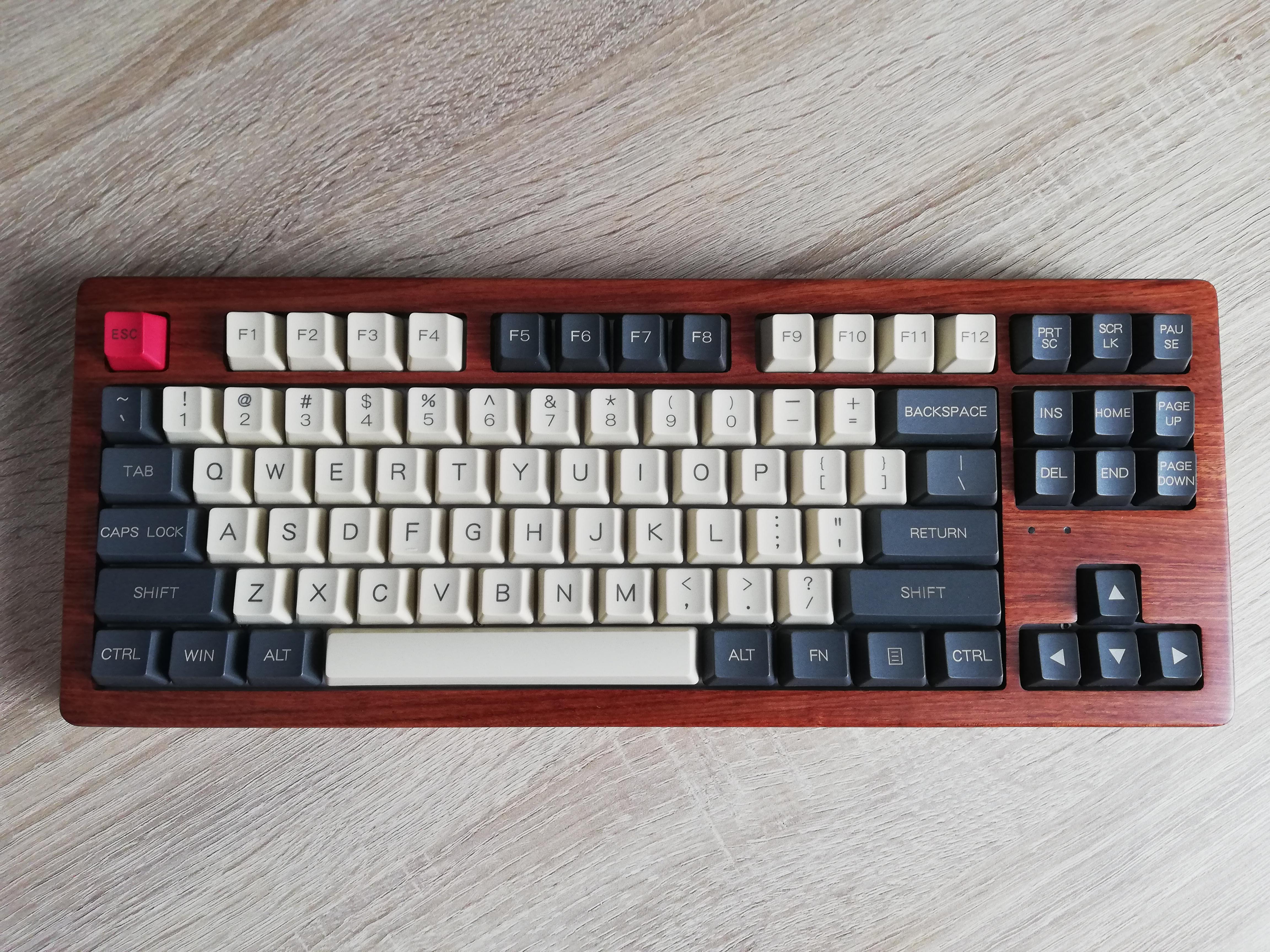 First build wooden tkl keyboard r/MechanicalKeyboards