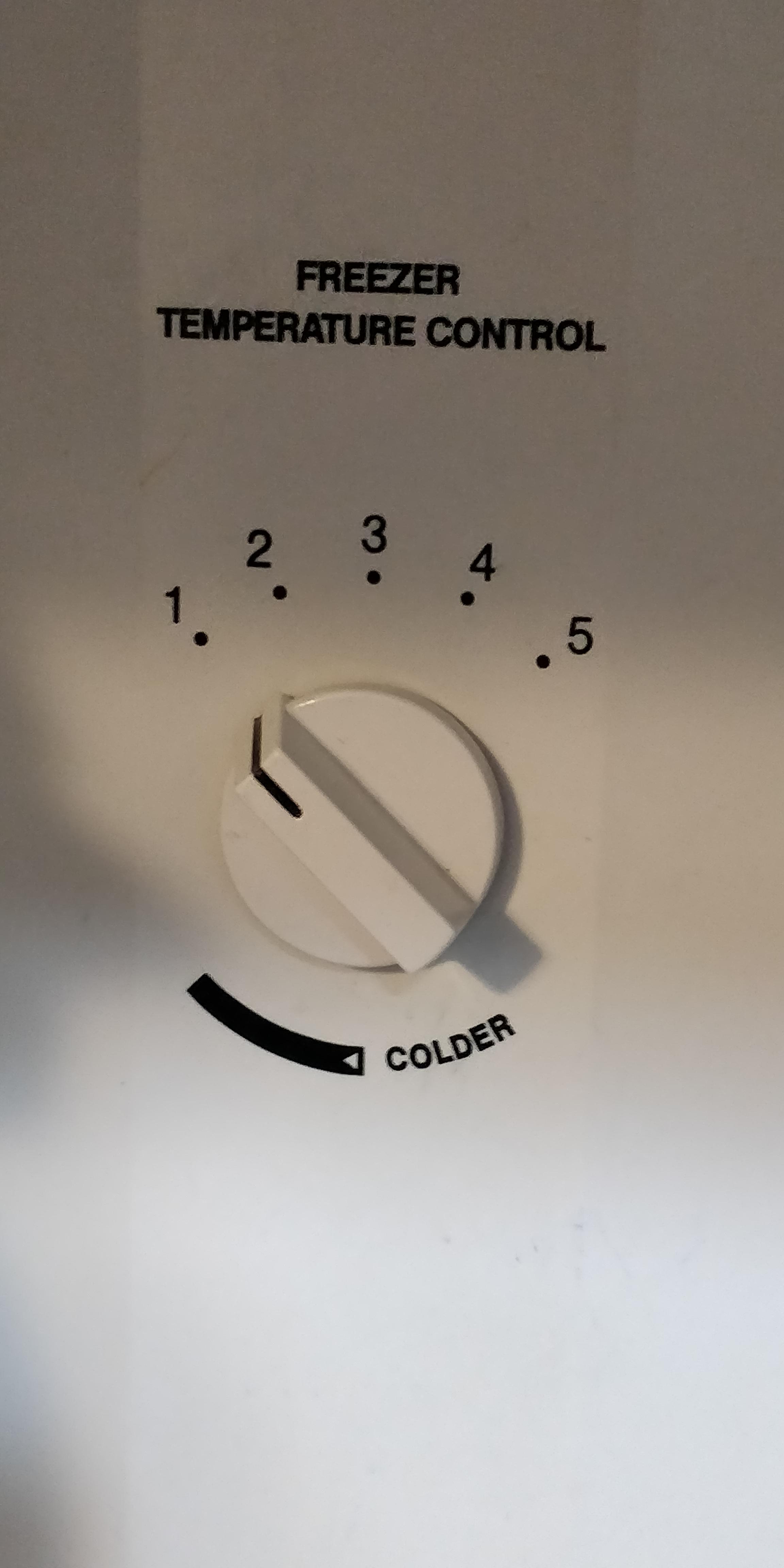 Left to make it colder? Or clockwise to make it colder? And does a