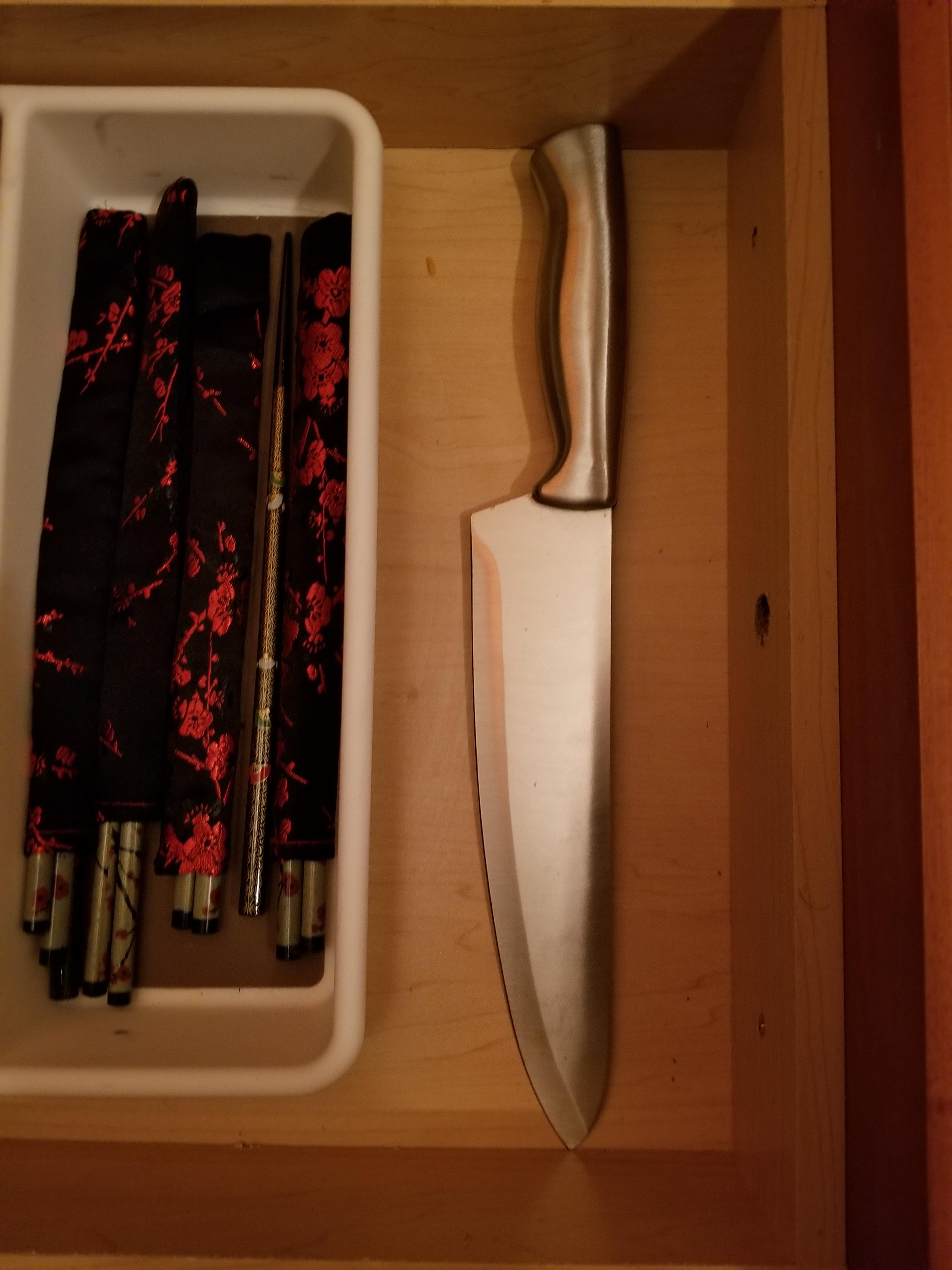 My good knife in my silverware drawer r/Perfectfit