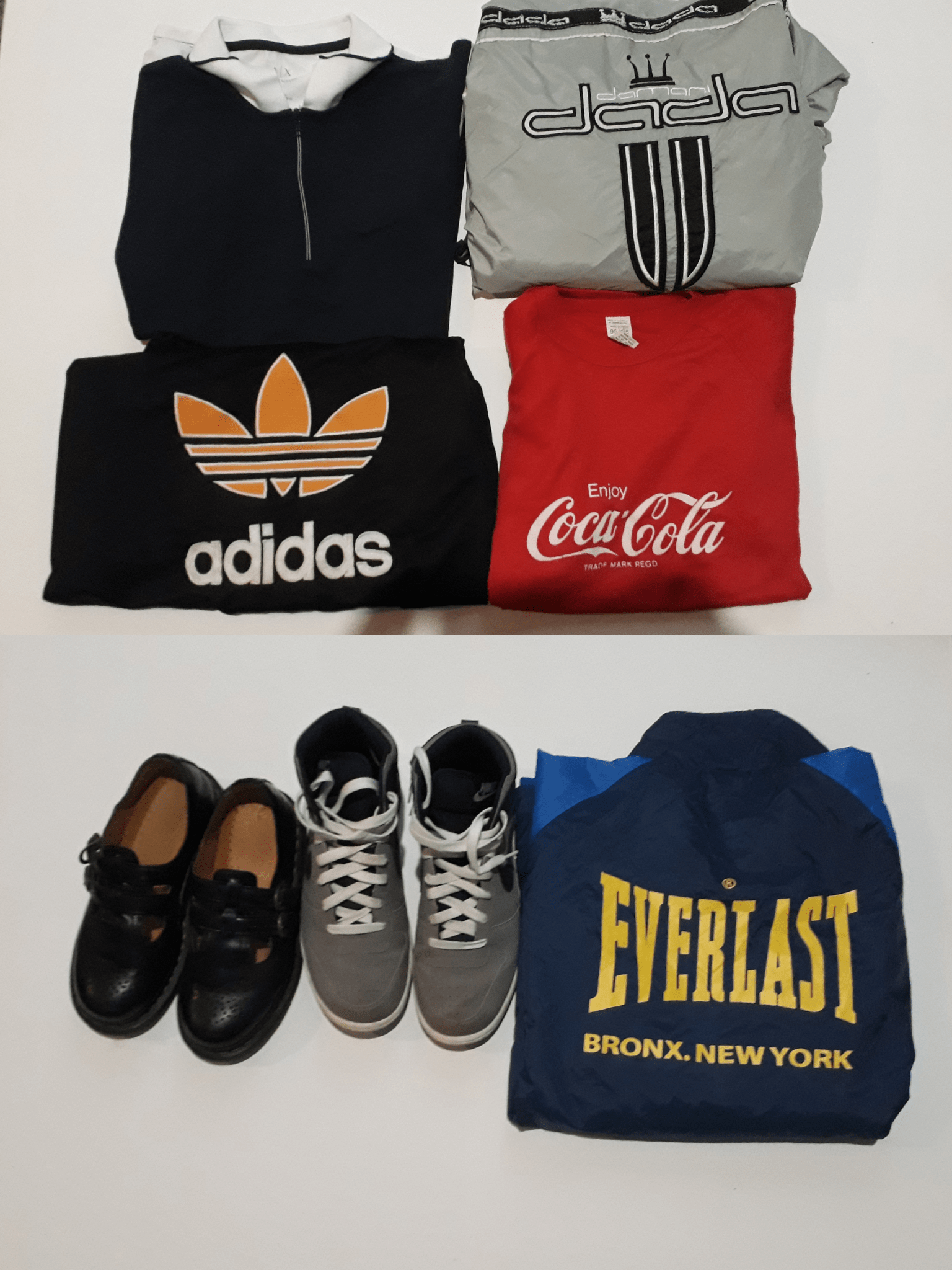 Mini thrift haul; Armani Exchange Zip Up Polo, DADA Supreme 90s Jacket