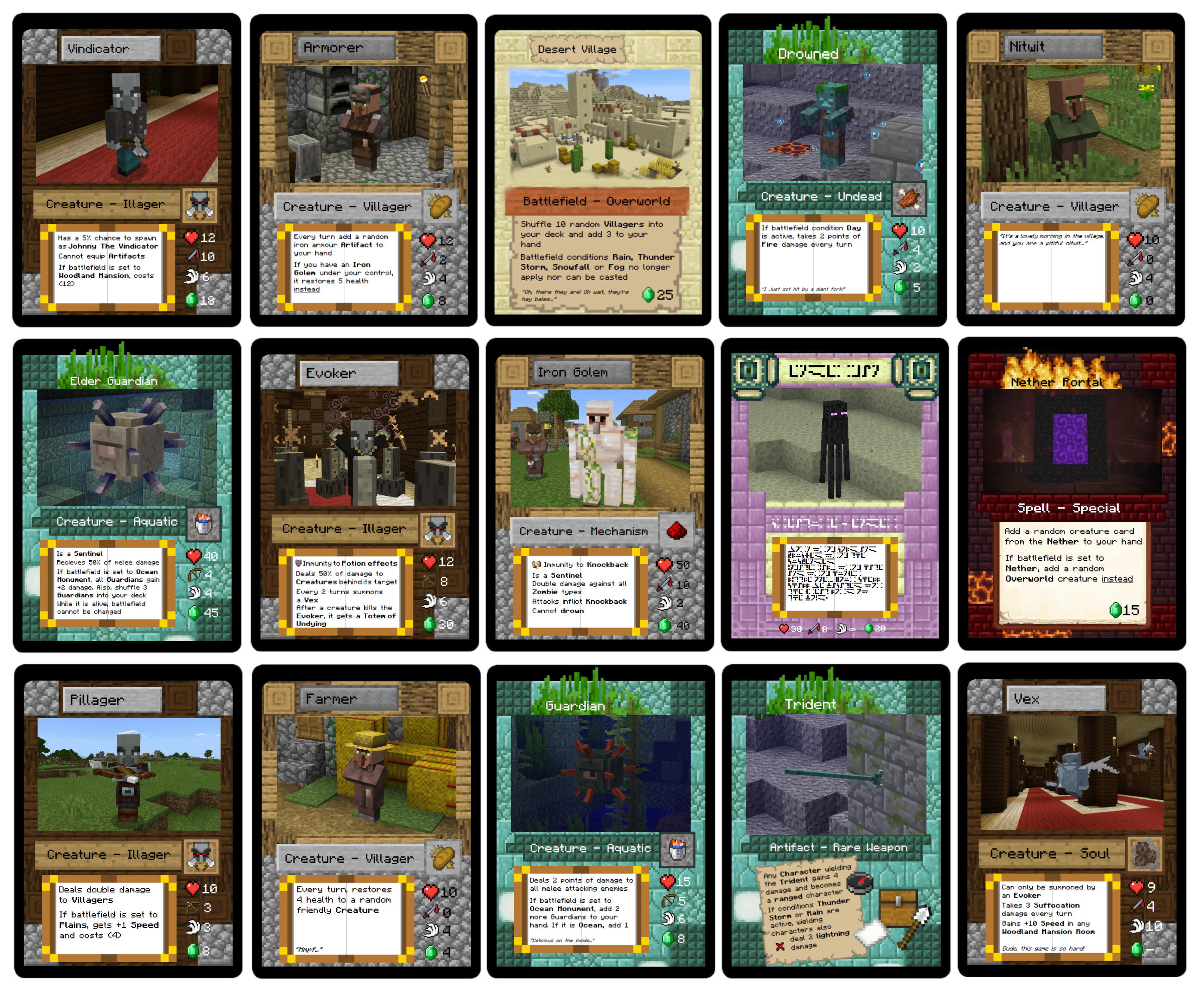 Minecraft Card Mods
