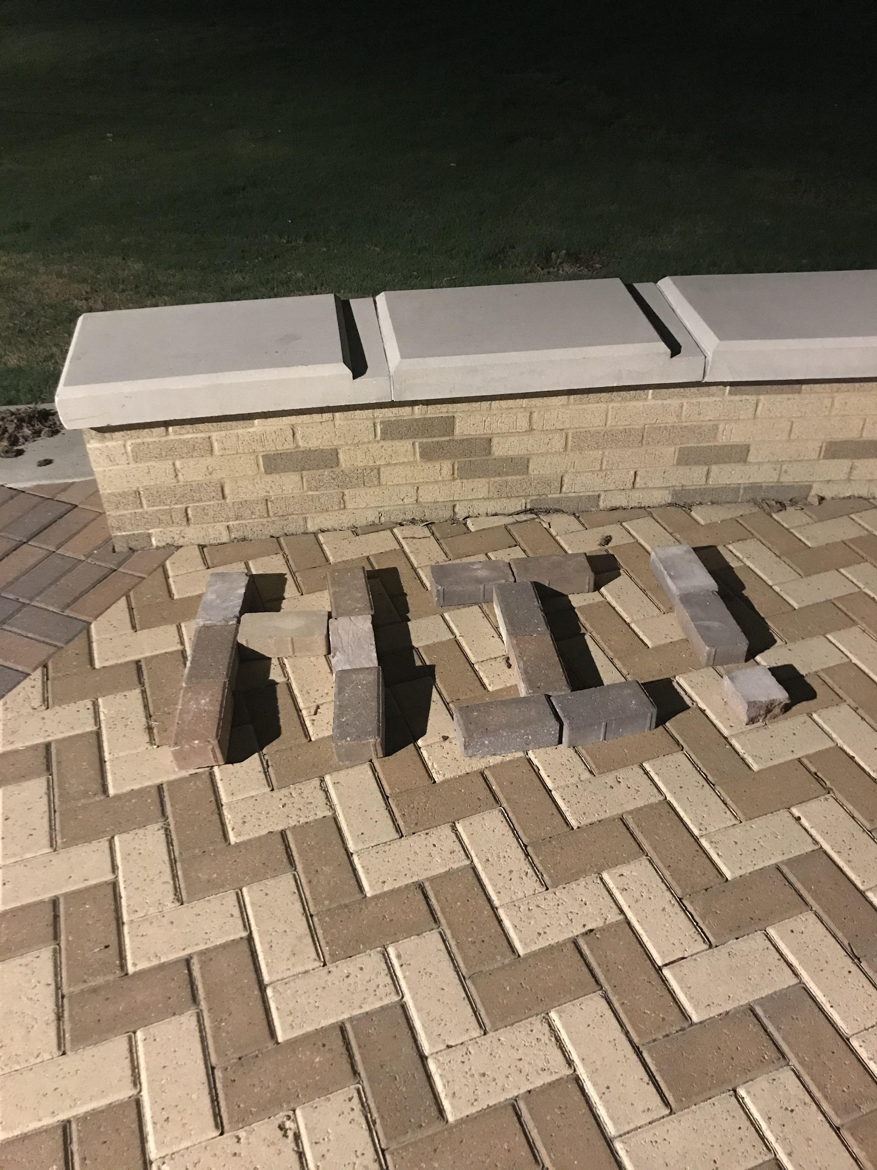 There weren’t enough bricks to say hi back, but I appreciate the