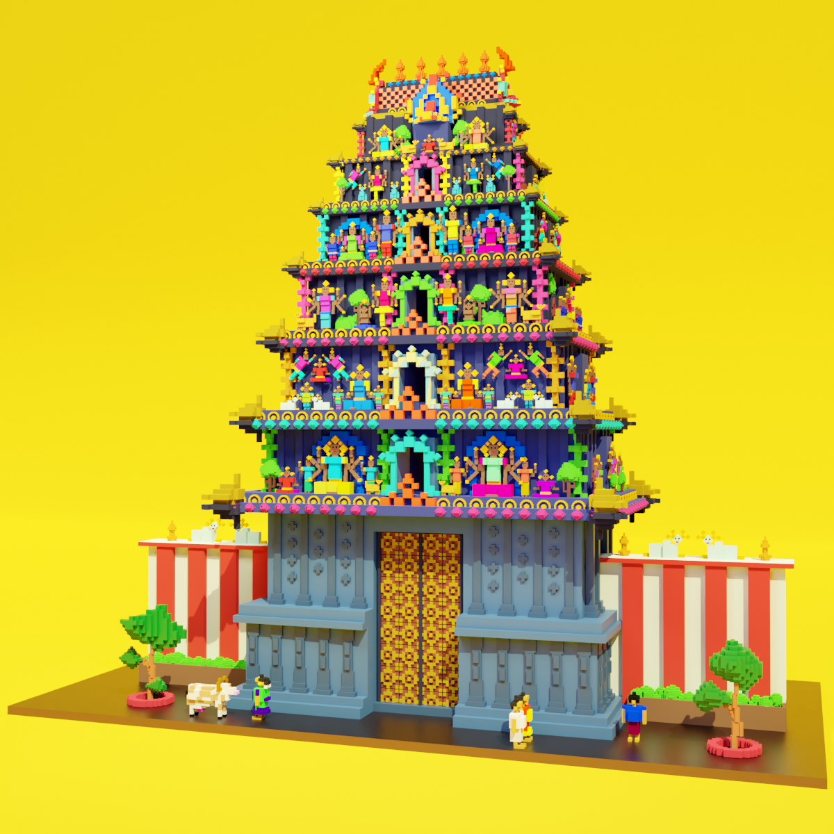 Tamil Temple r/blender