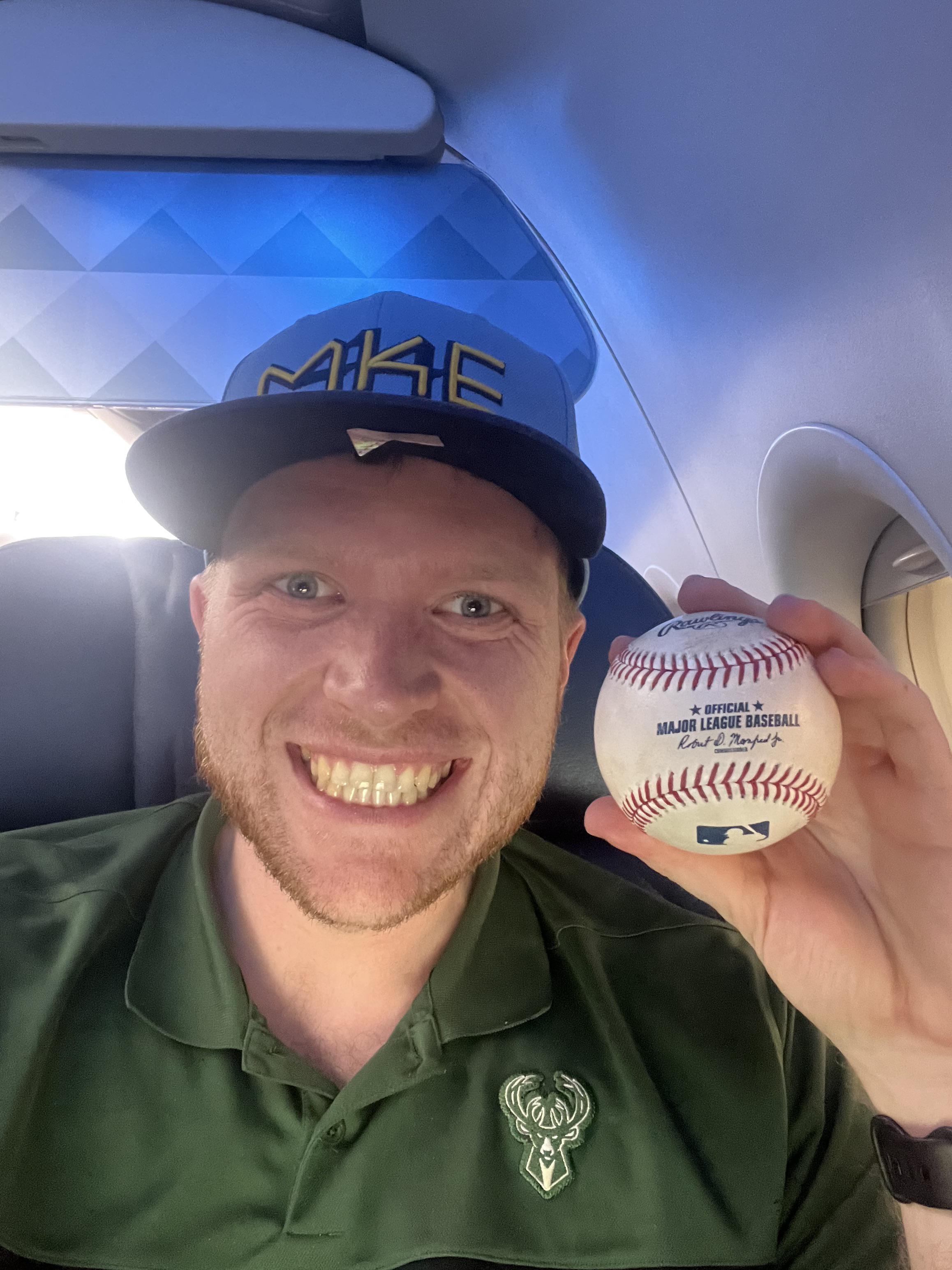 Seat 3A RSWLGA! Trip was a success! Caught a baseball and a first