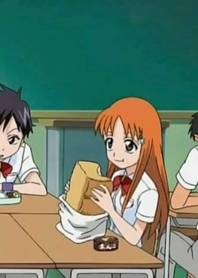 Always loved how Orihime ate an entire (and huge) loaf of bread for