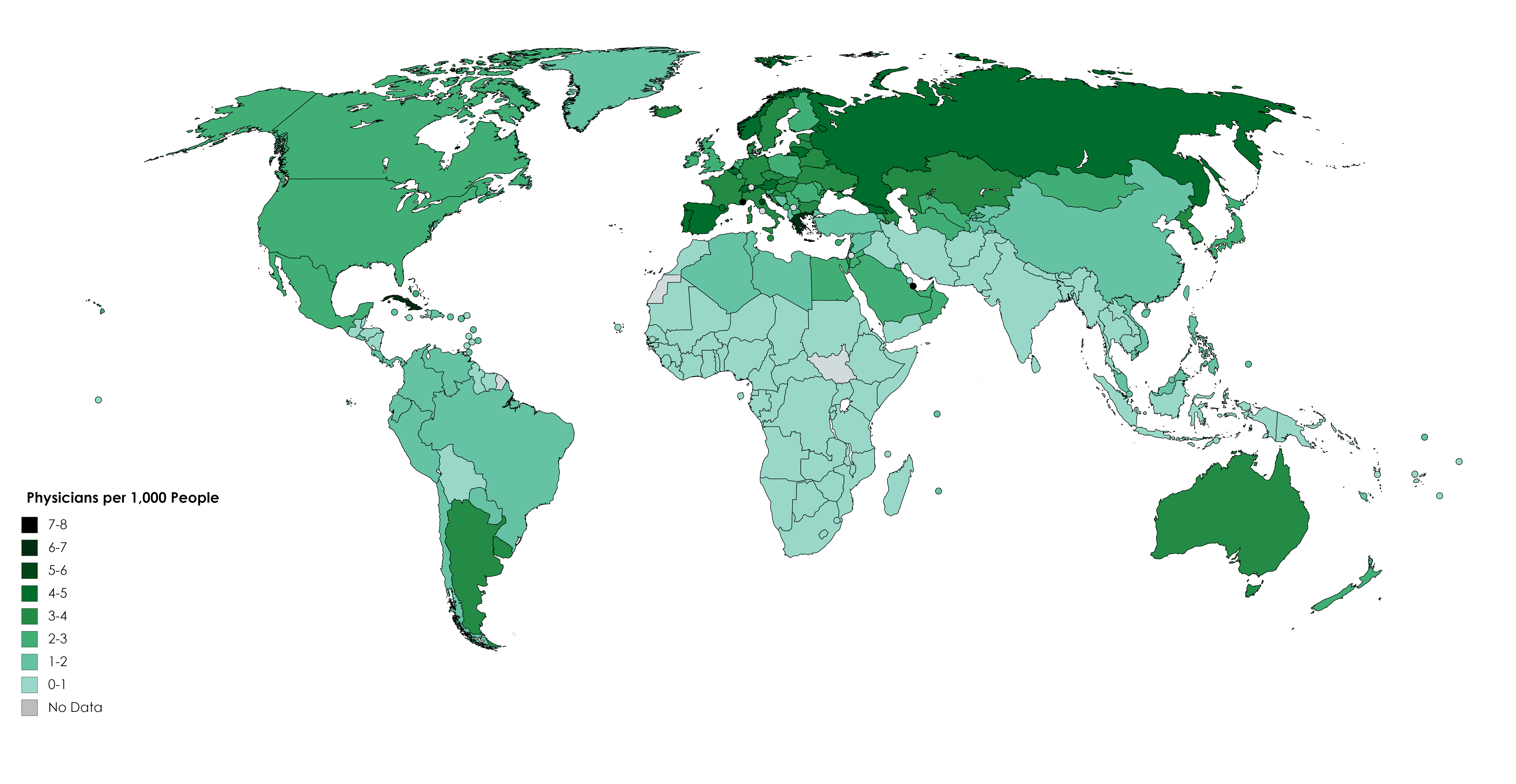 Physicians per 1,000 People[6300x3260] r/MapPorn