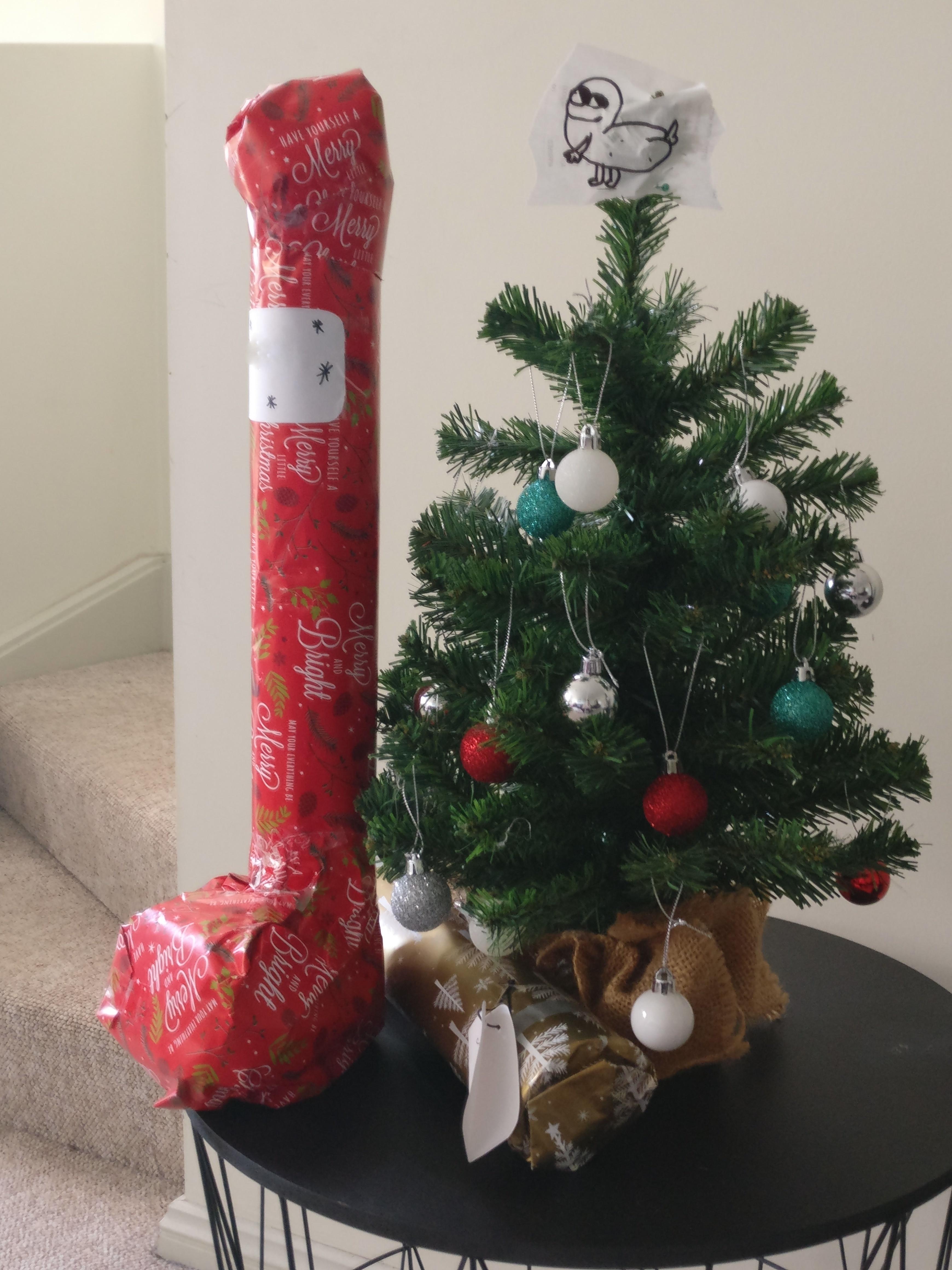 Does reddit like how I wrapped my girlfriend's Christmas present? r/funny