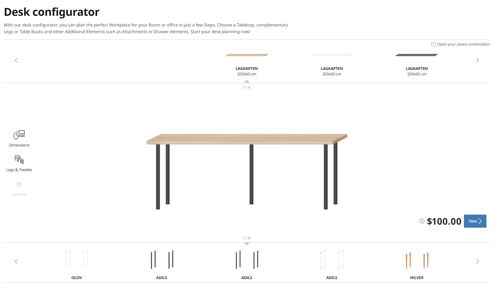 Does anyone have experience with an Ikea desk like this? Is it stable