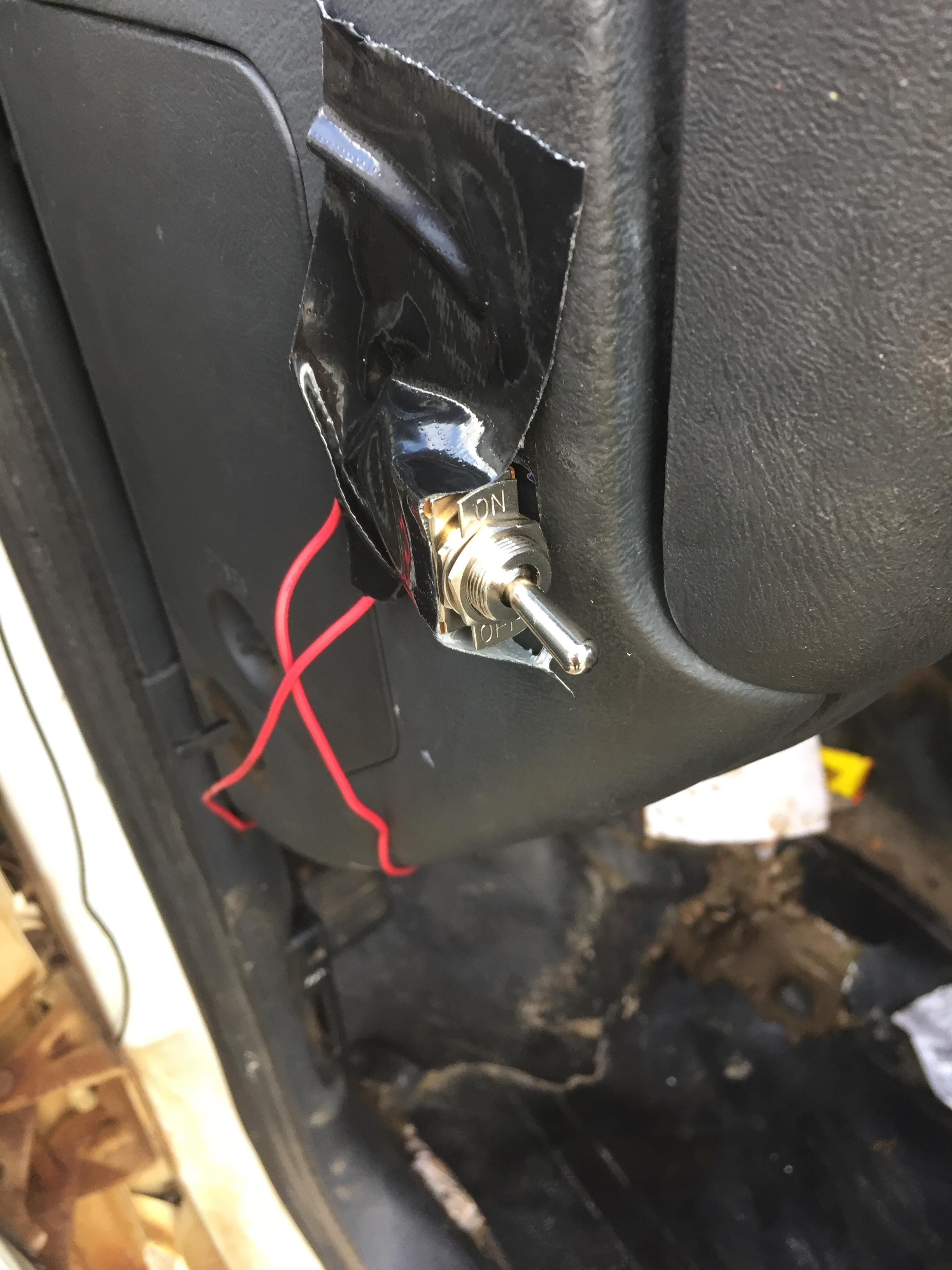 CS clutch safety switch bypassed with toggle. Use care when starting