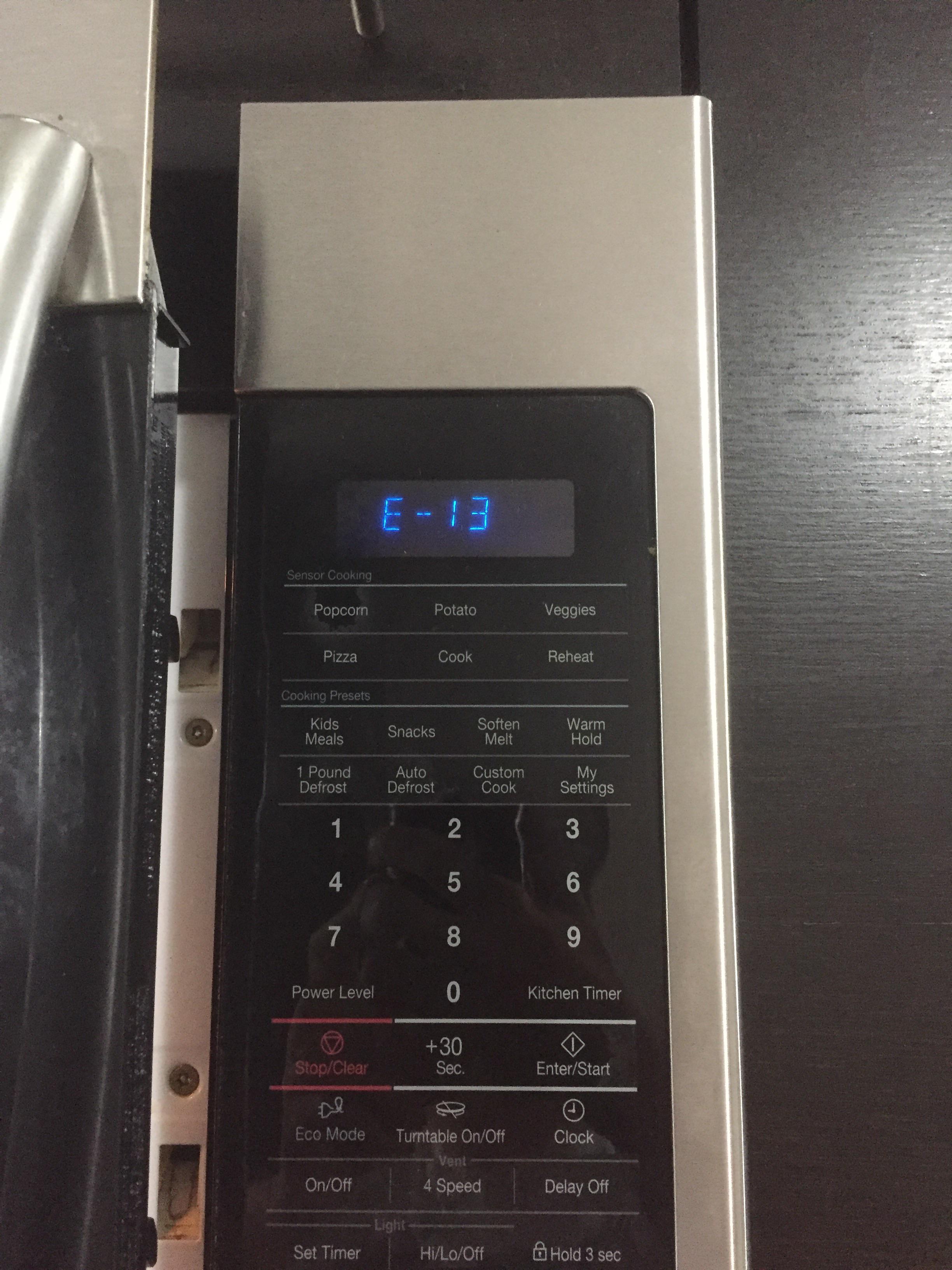 Samsung microwave error : r/hardwaregore