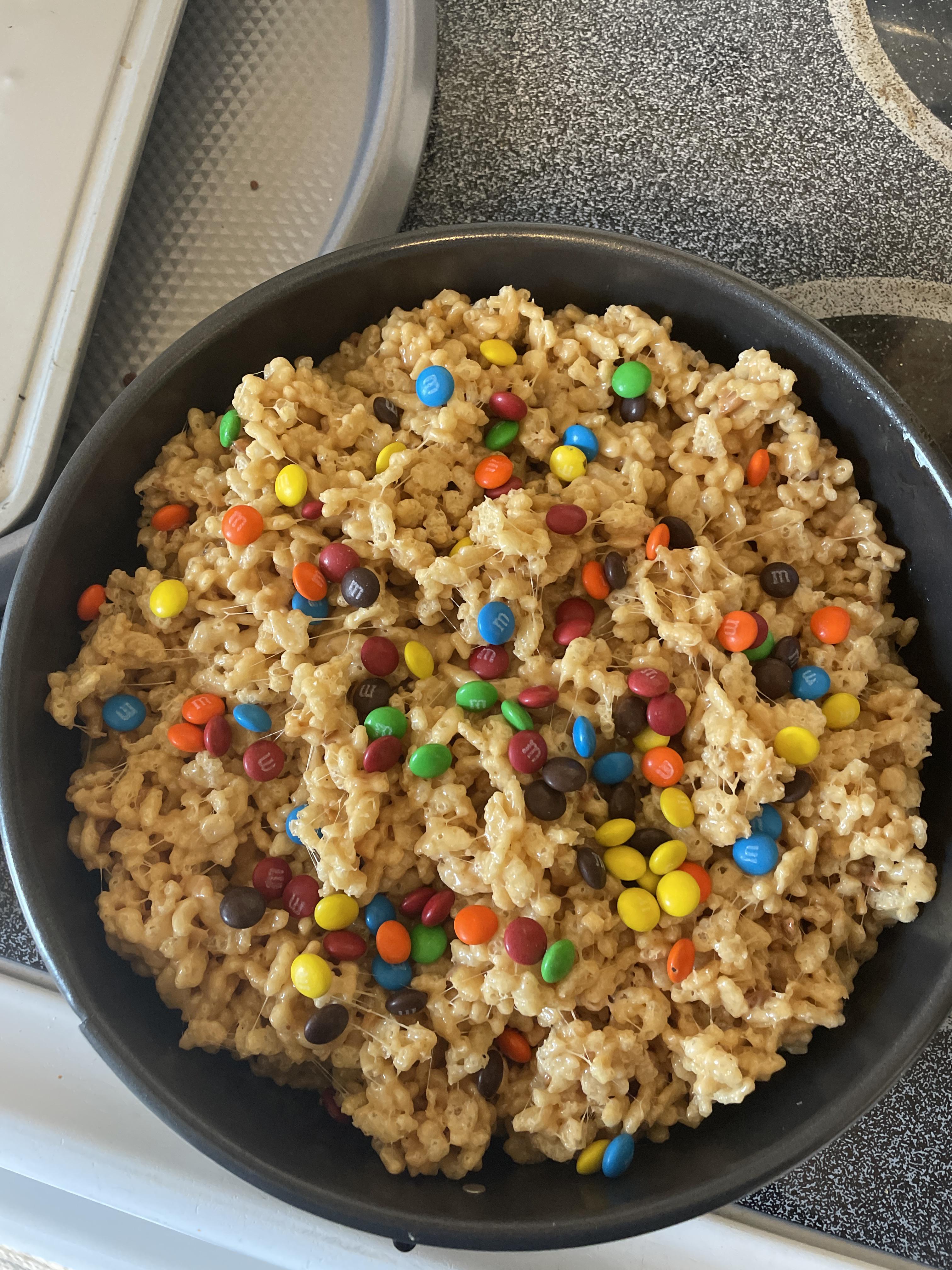 My mil ate rice crispy treats every day when pregnant with my husband