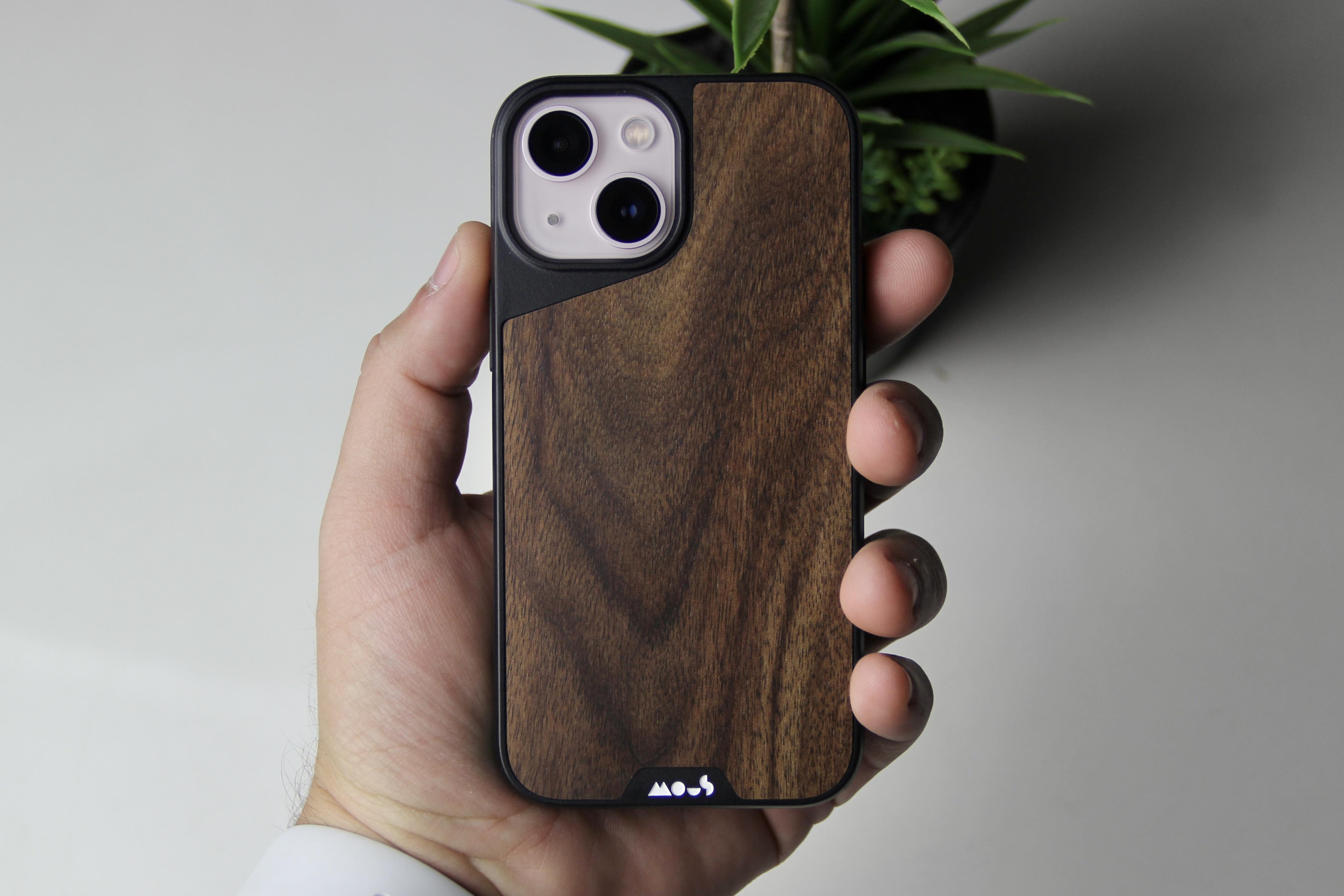My new iPhone 13 Mini Case Mous Limitless 4.0 Walnut iPhone13Mini