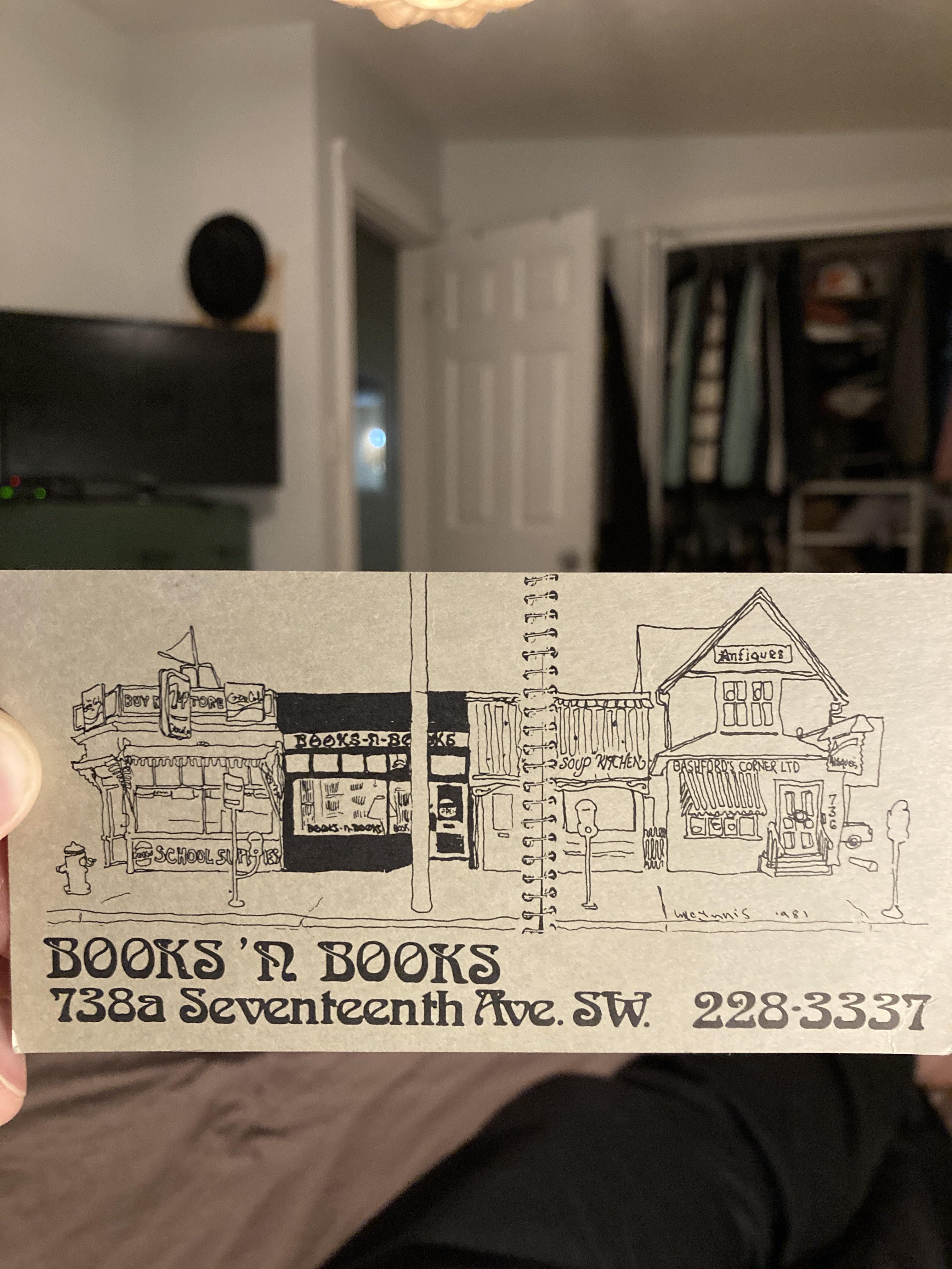 Found this bookmark in a used book and it’s interesting to see what