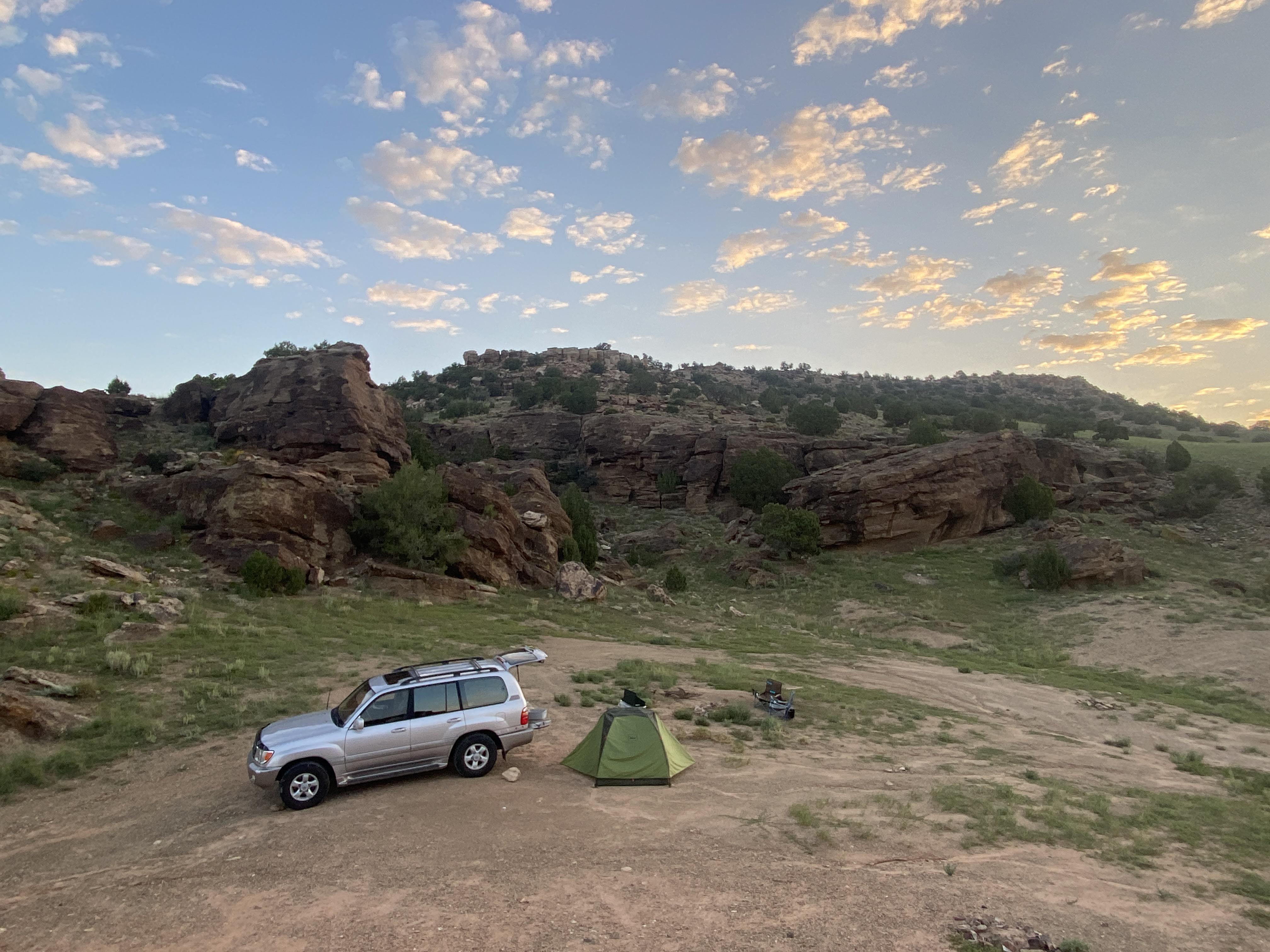 Camping with the Ancients. Cortez, CO r/LandCruisers