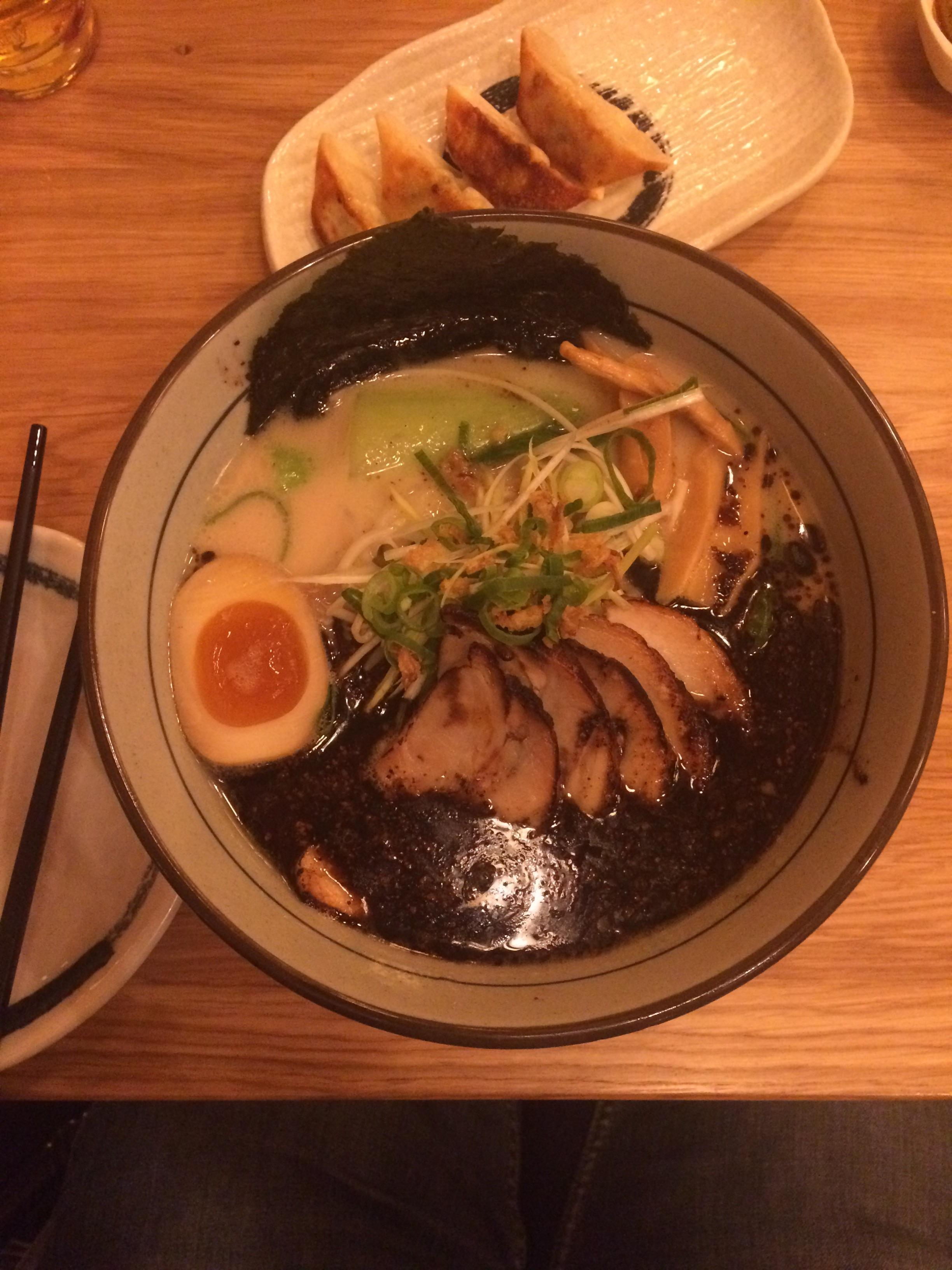 Black Garlic Tonkotsu Ramen Takumi Tonkotsu Ramen, Barcelona r/ramen
