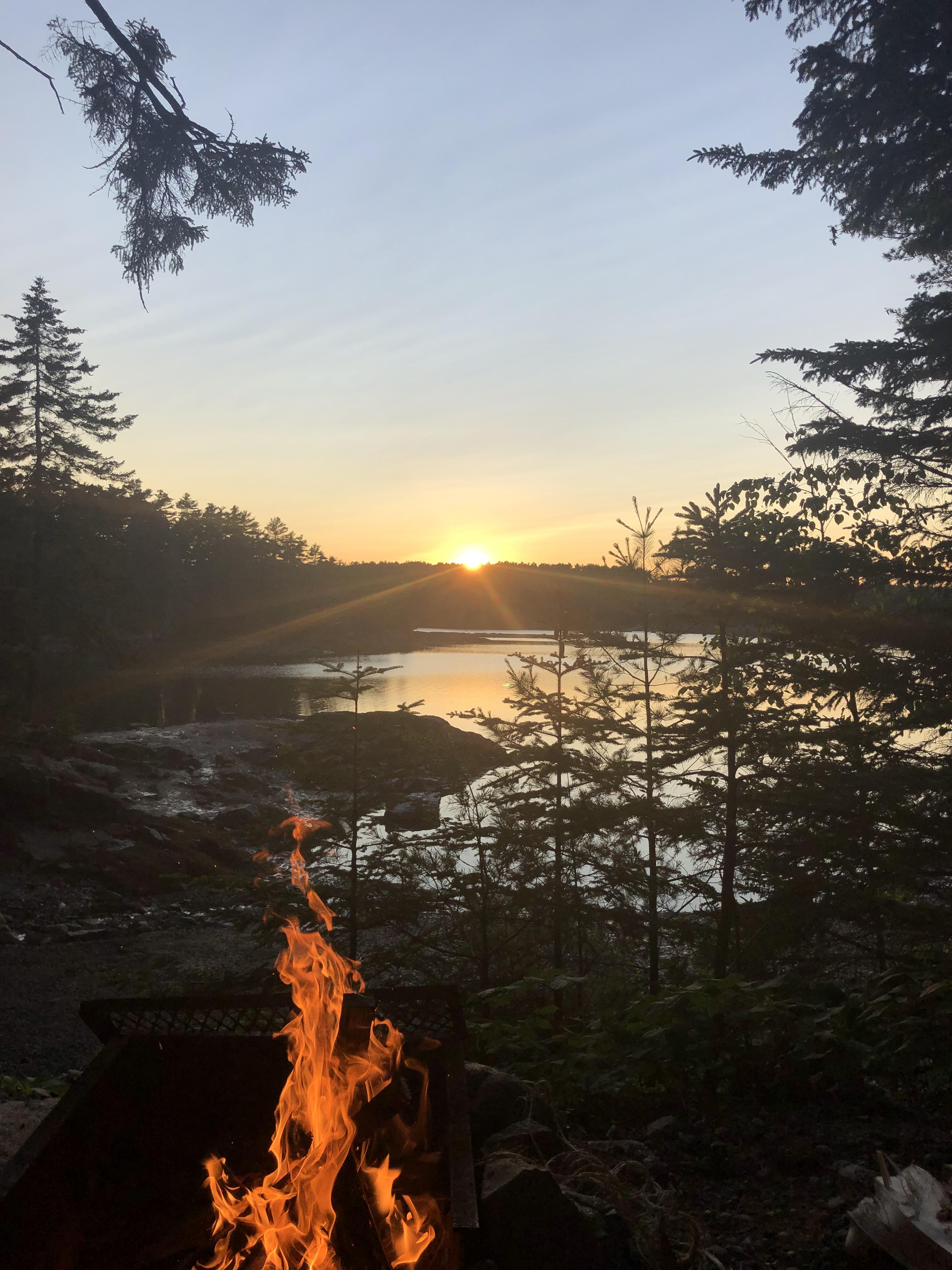 Really terrible neighbors the first night, got upgraded to this spot with an overlook of the