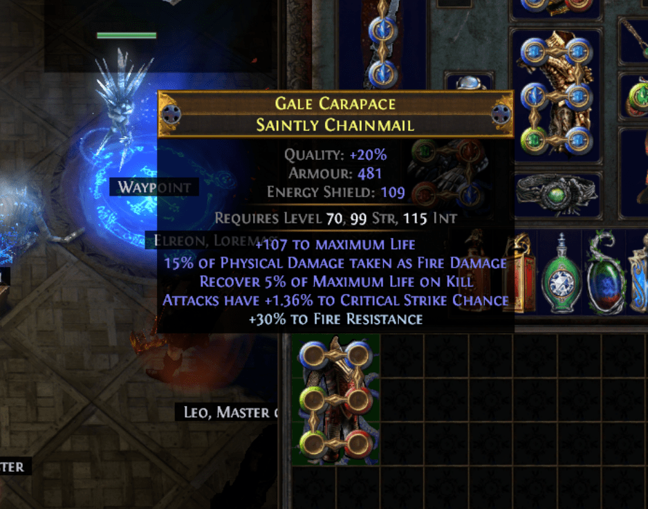 [Item Showcase] Crafted an insane 3 Elder Mod Armour with friends r
