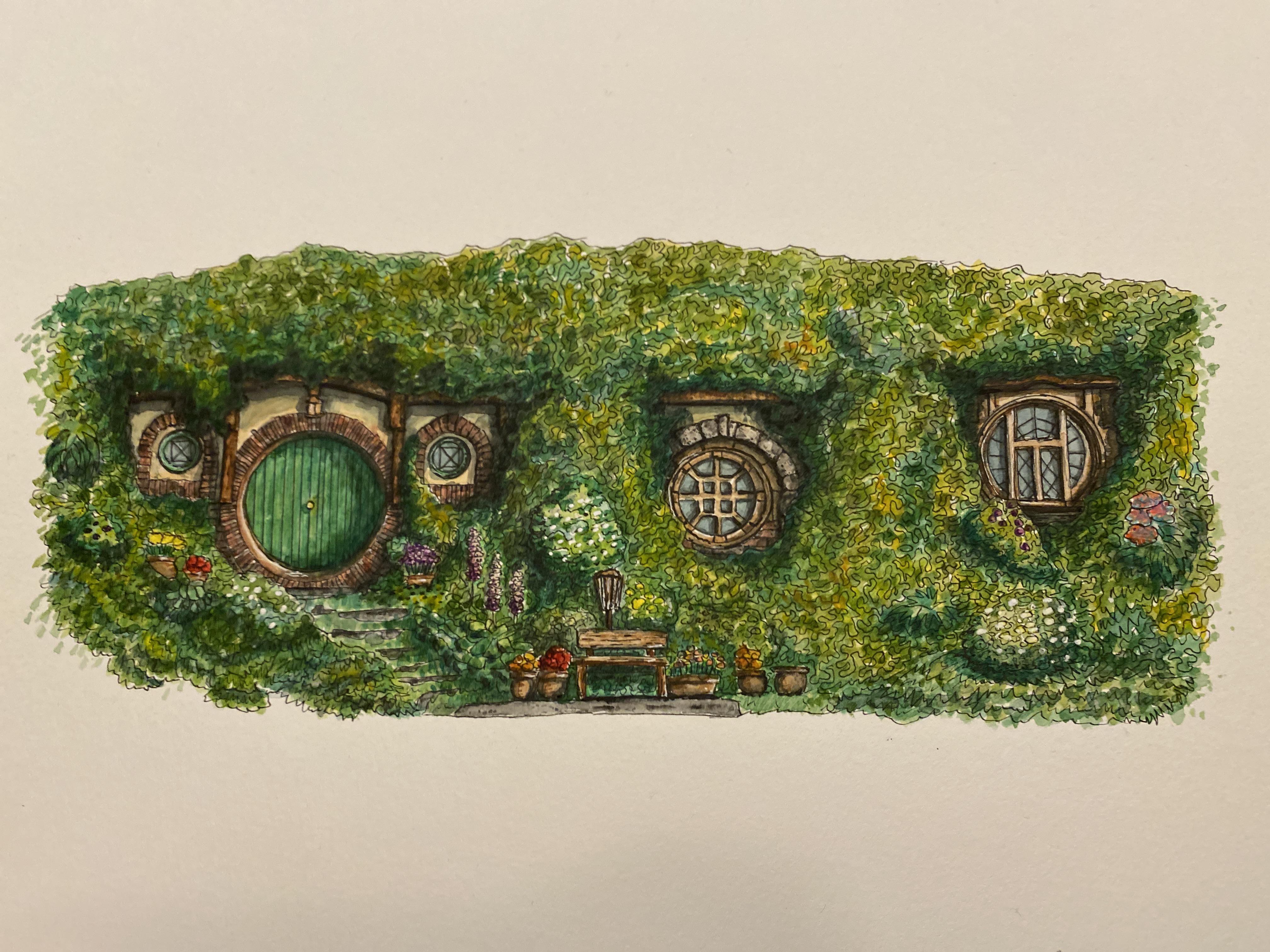 Bag End r/Watercolor