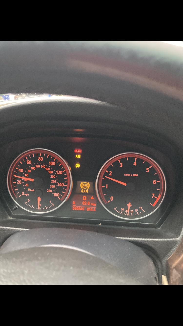 Light came on and then went off after starting it later on that day