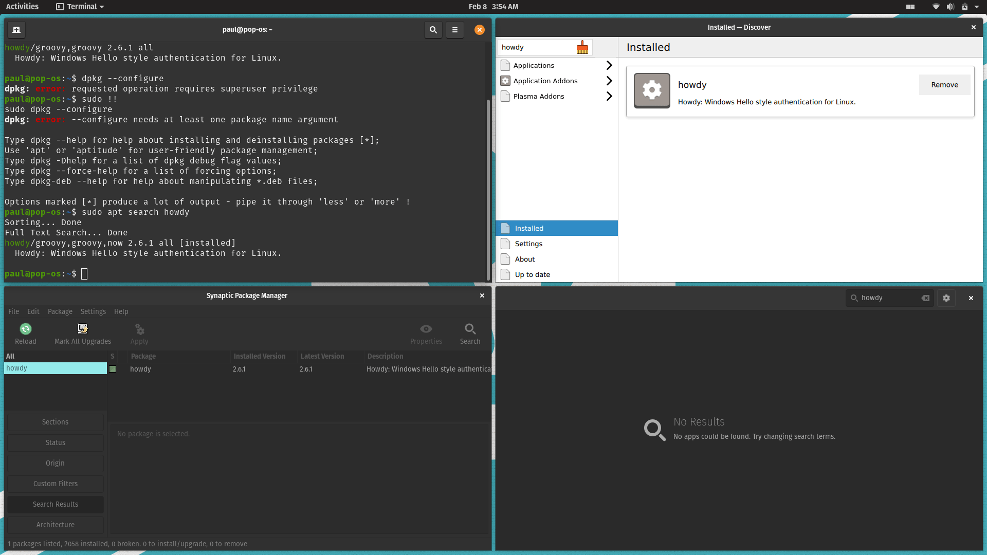 Pop Shop can't search for packages added via PPAs. Anyone else have