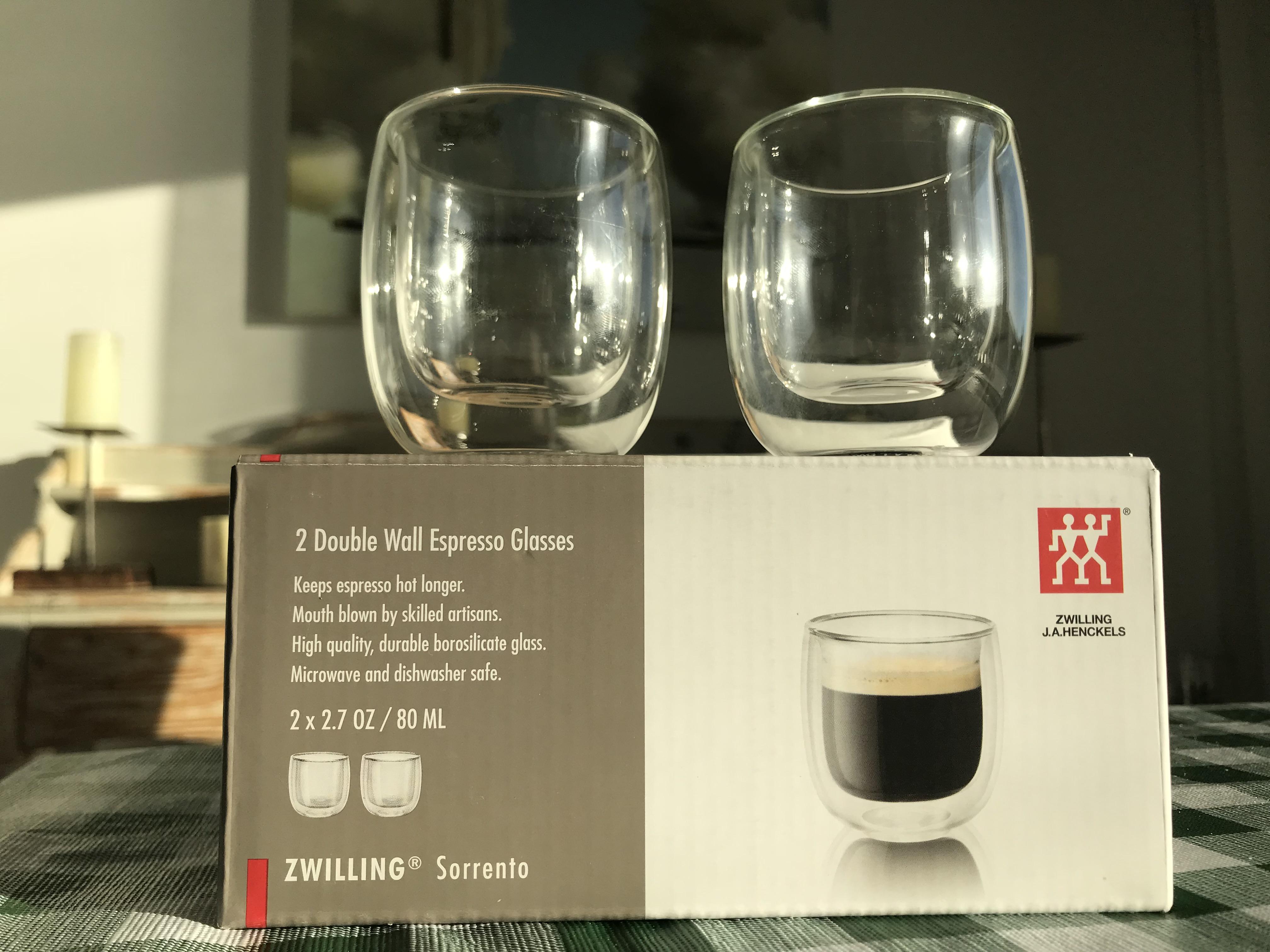 Just bought these beautiful espresso glasses r/barista