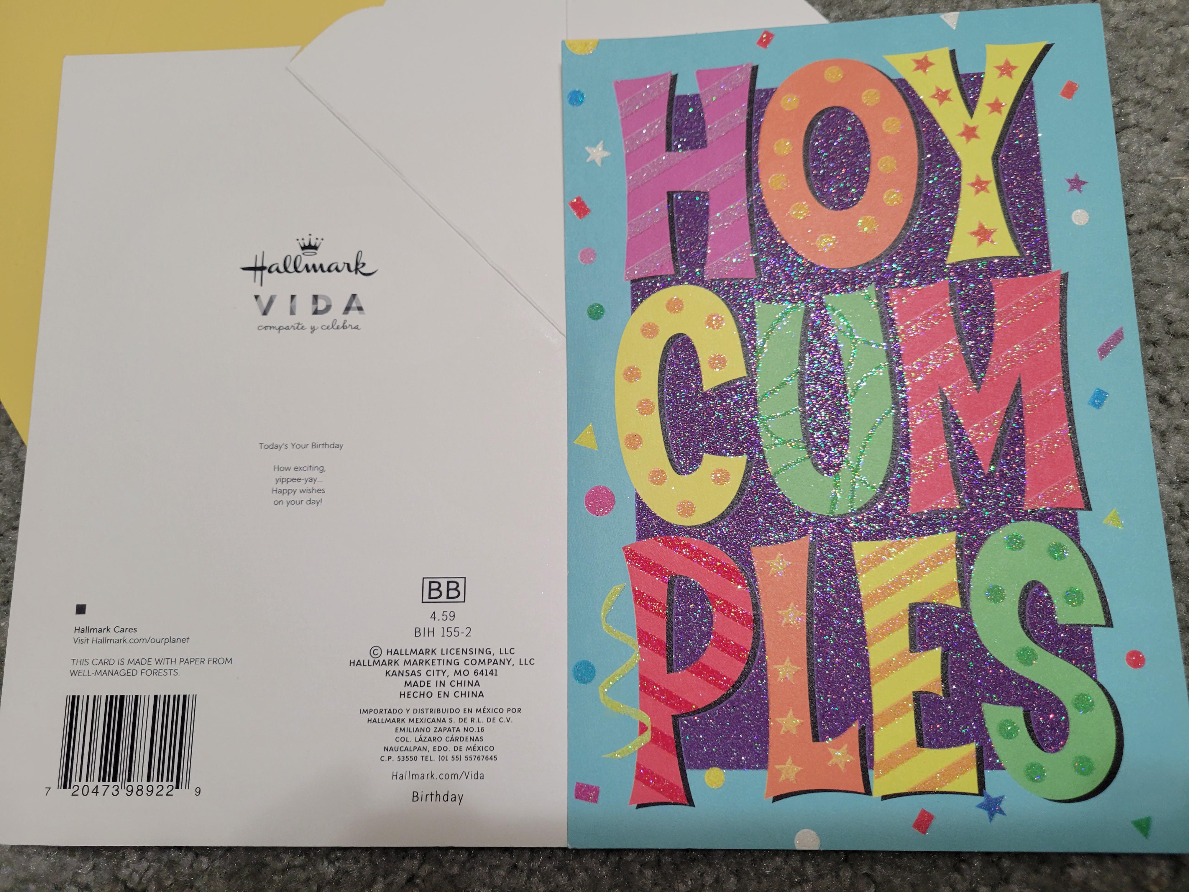 Hallmark card I bought yesterday r/theyknew