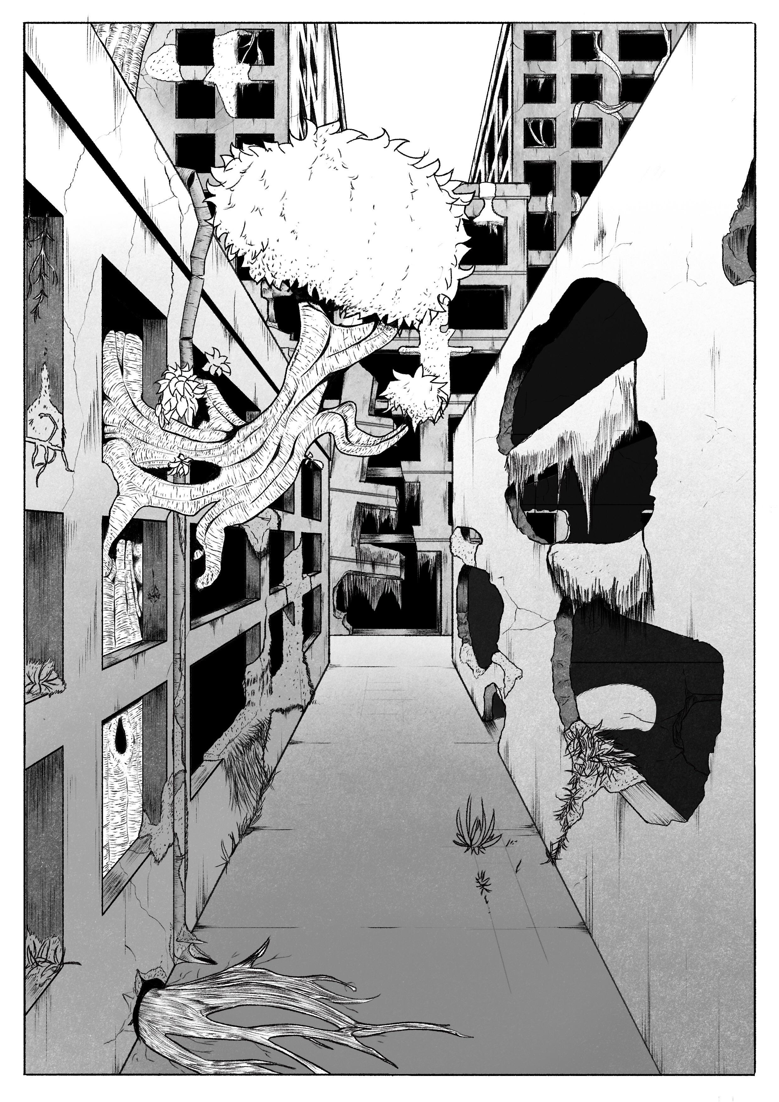 Background Art Manga Panel Dystopian World Setting ) r/MangaArt