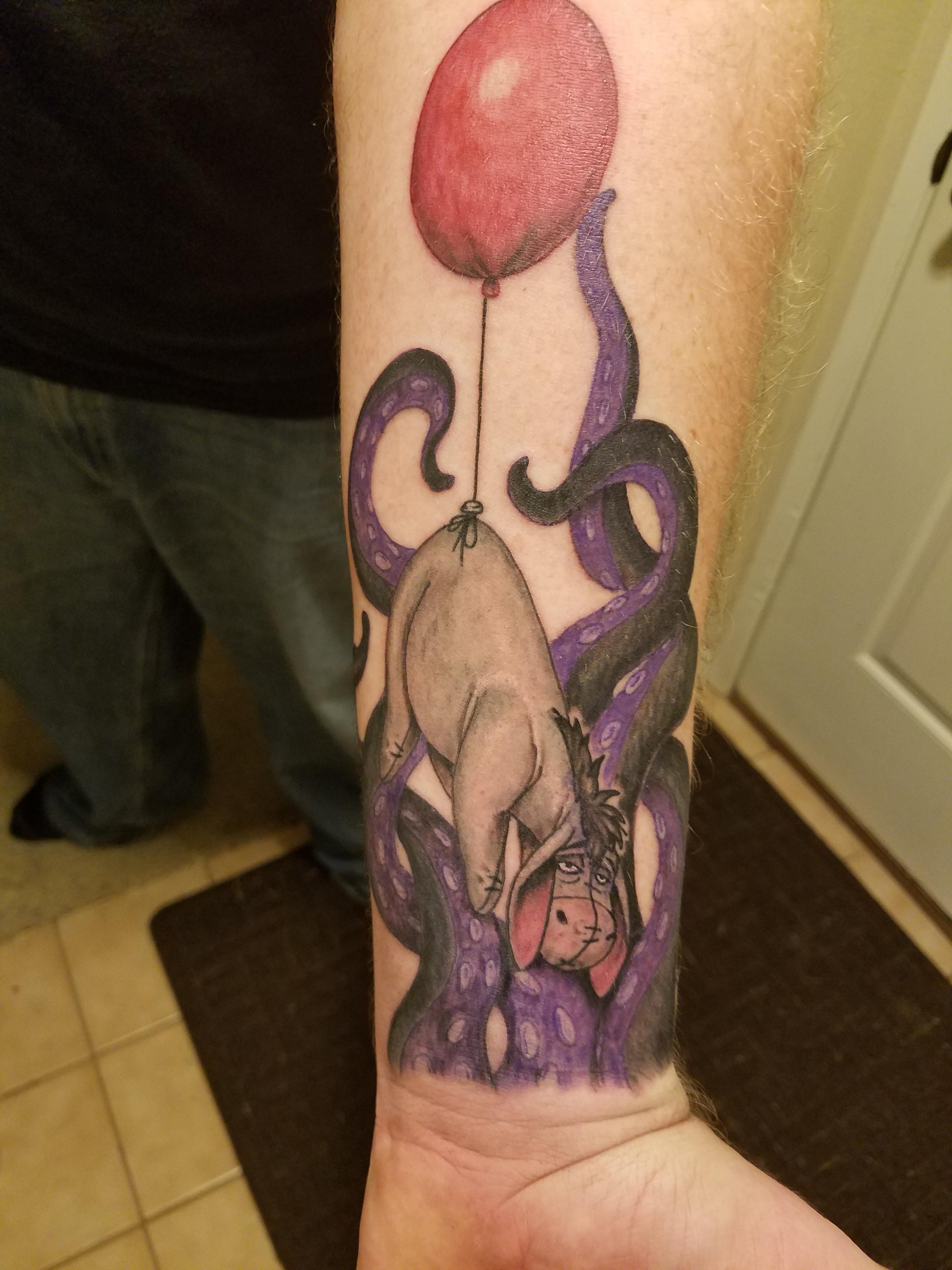 My antidepression Eeyore tattoo disney