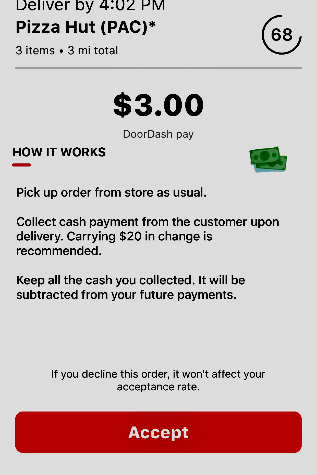 Why Pizza Hut? doordash