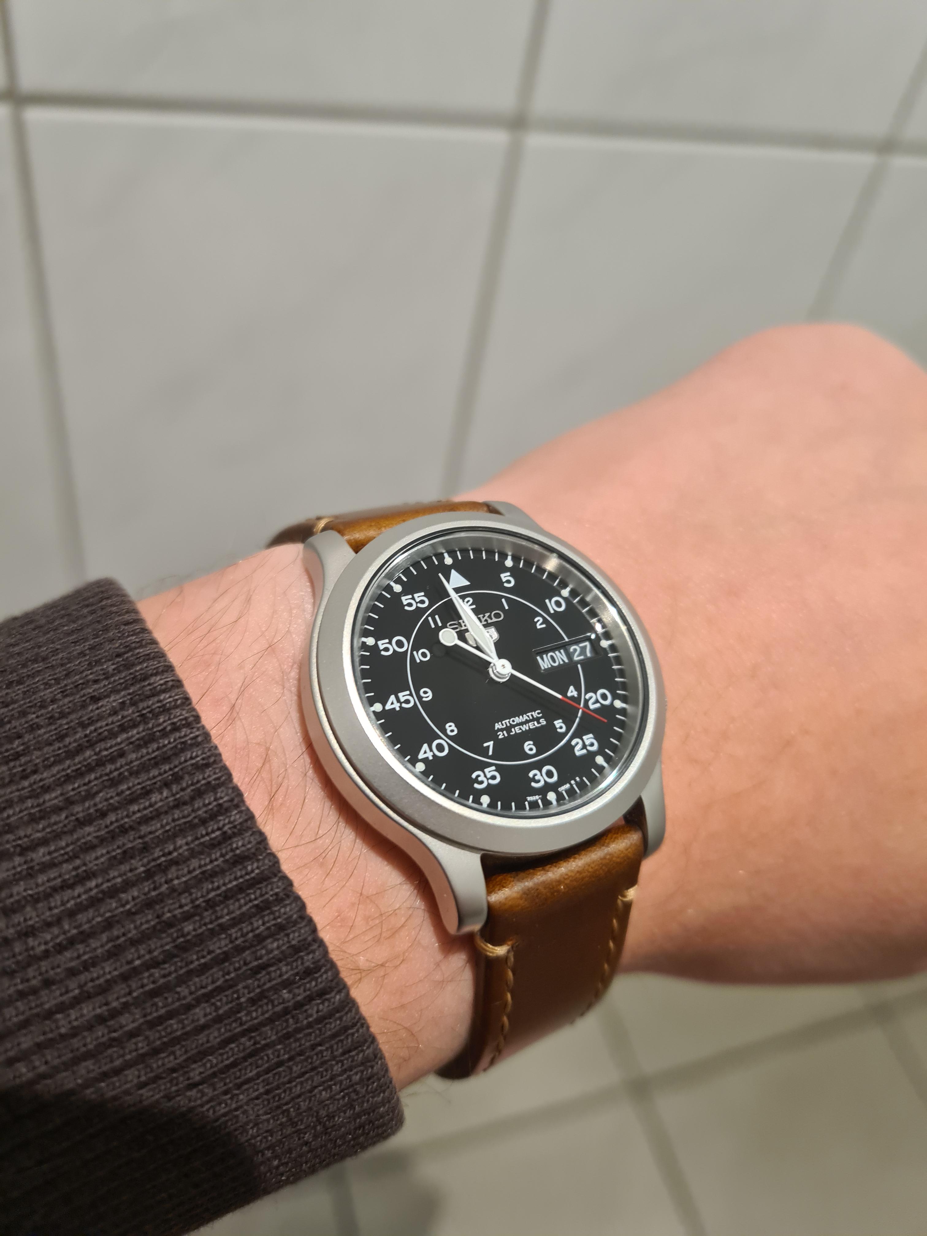 [Seiko] My daily Snk809 with Barton strap r/Watches