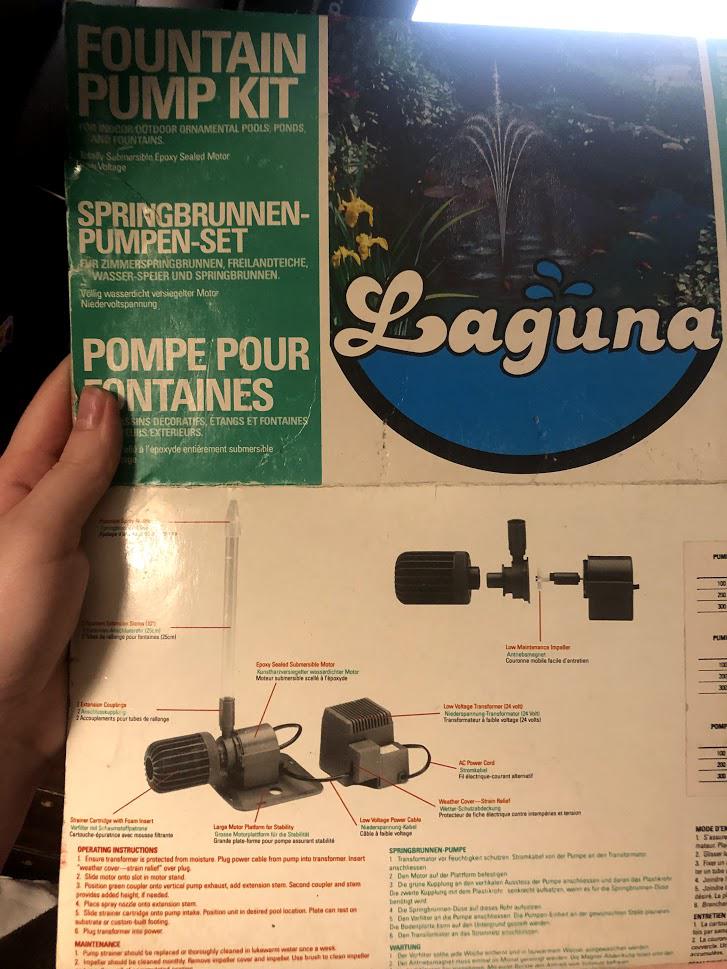 New pond pump not working? Laguna fountain pump kit, model 100 r/ponds