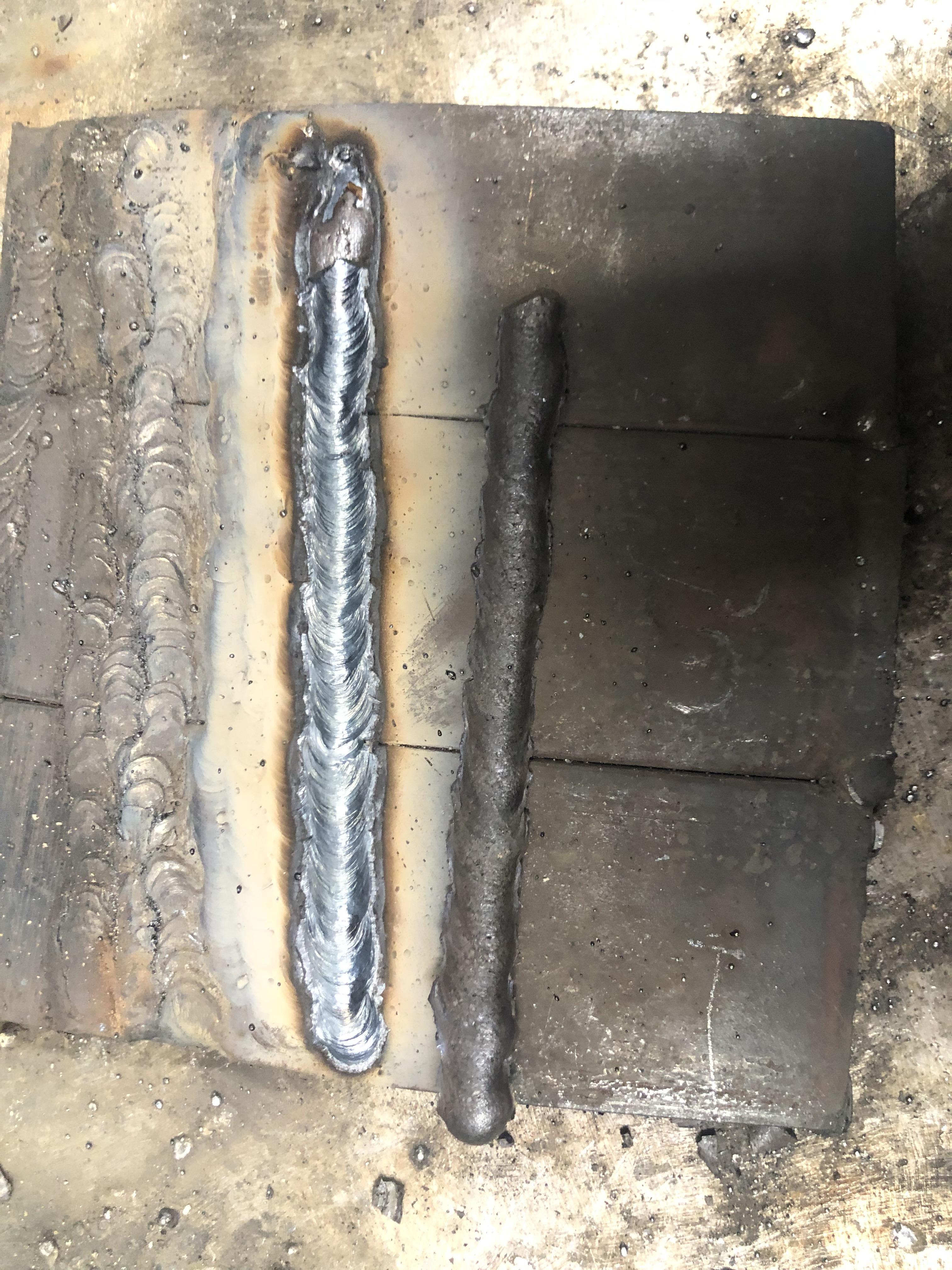 7018 88 amps flat weld. I’m a Highschool welder and haven’t run a 7018
