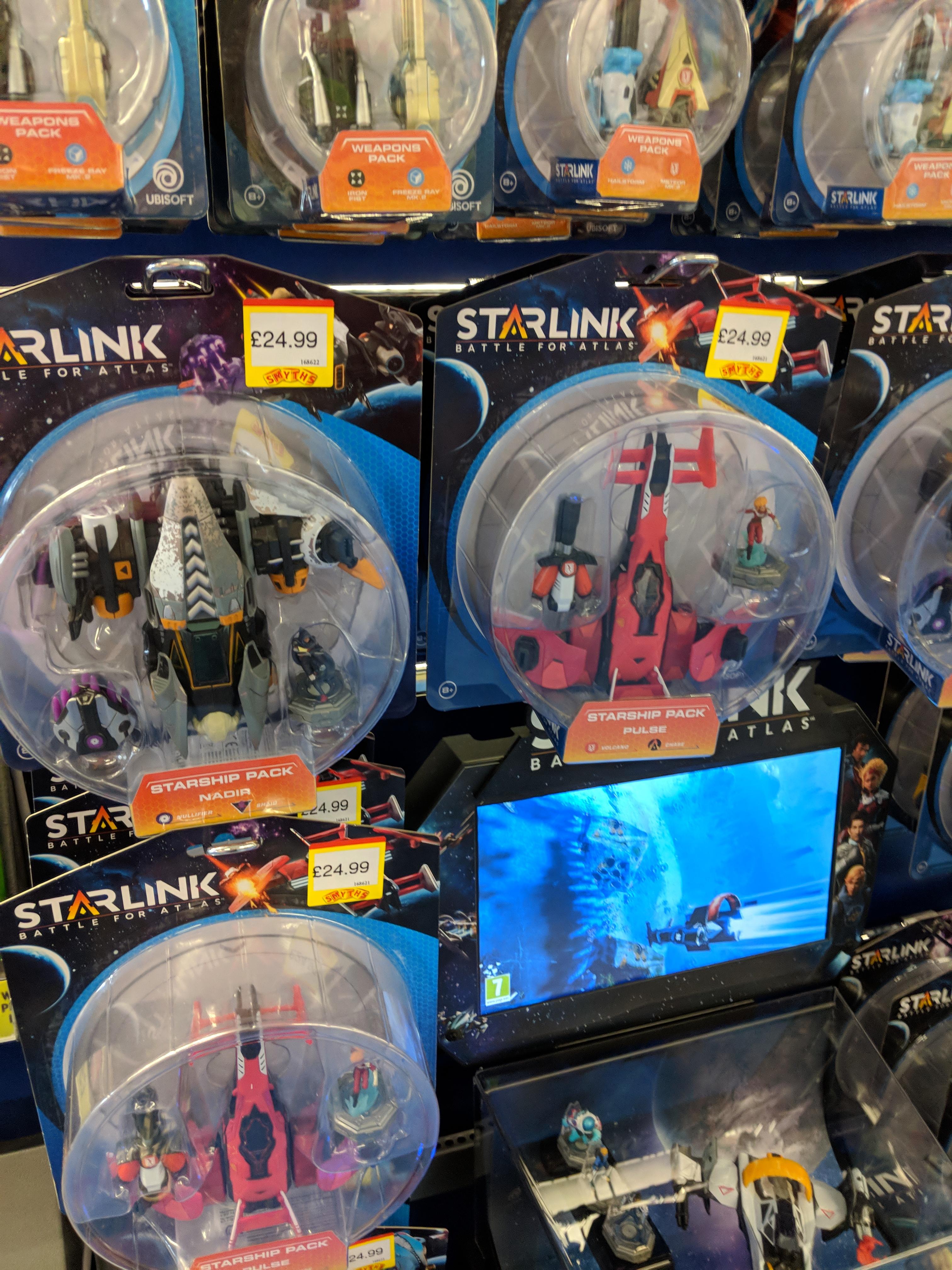 Starlink 'toys' on sale in Smyths Toystore 4 days before release. r