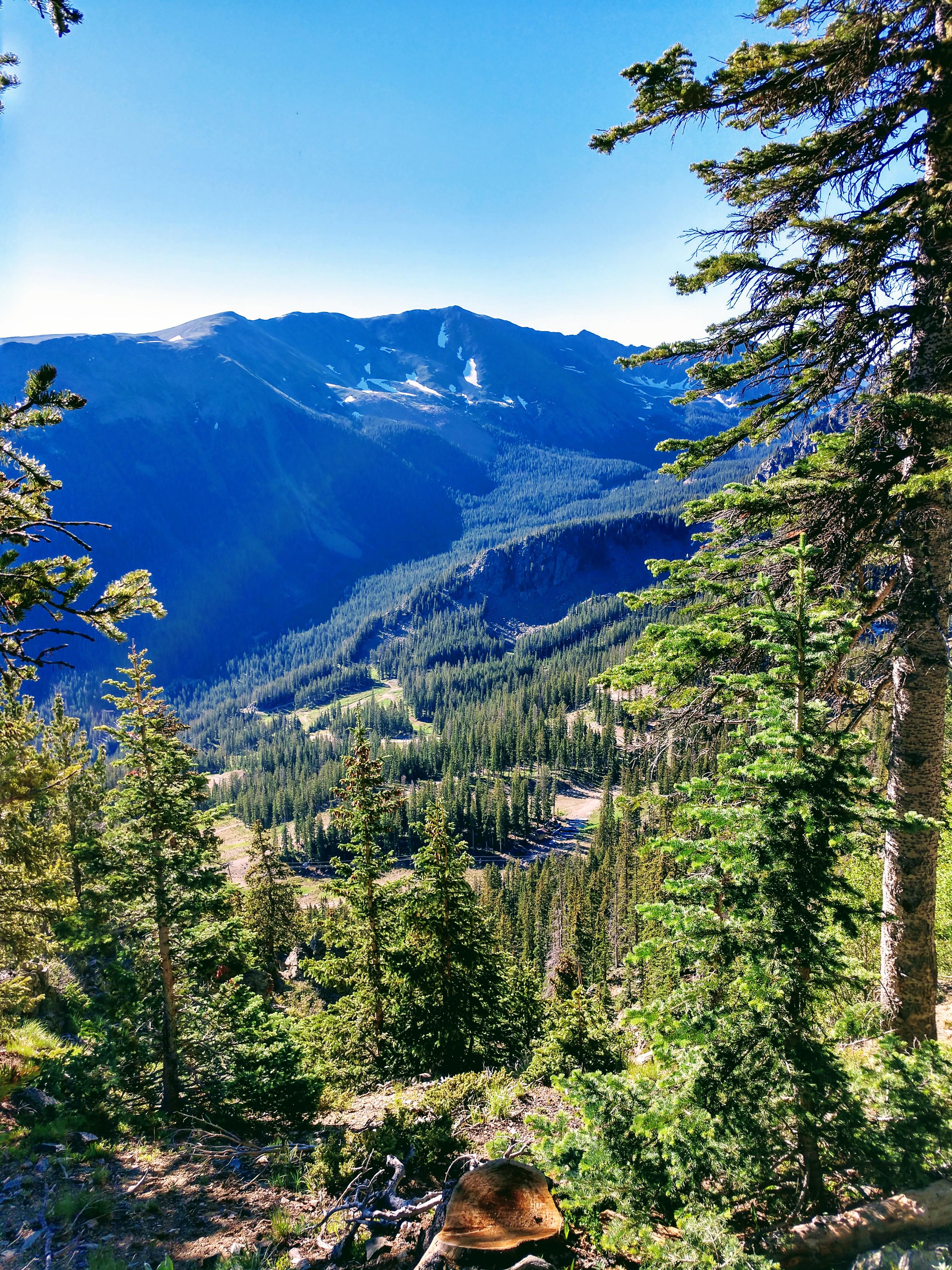 Wheeler Peak highest point in New Mexico 13,167'. Picture taken from