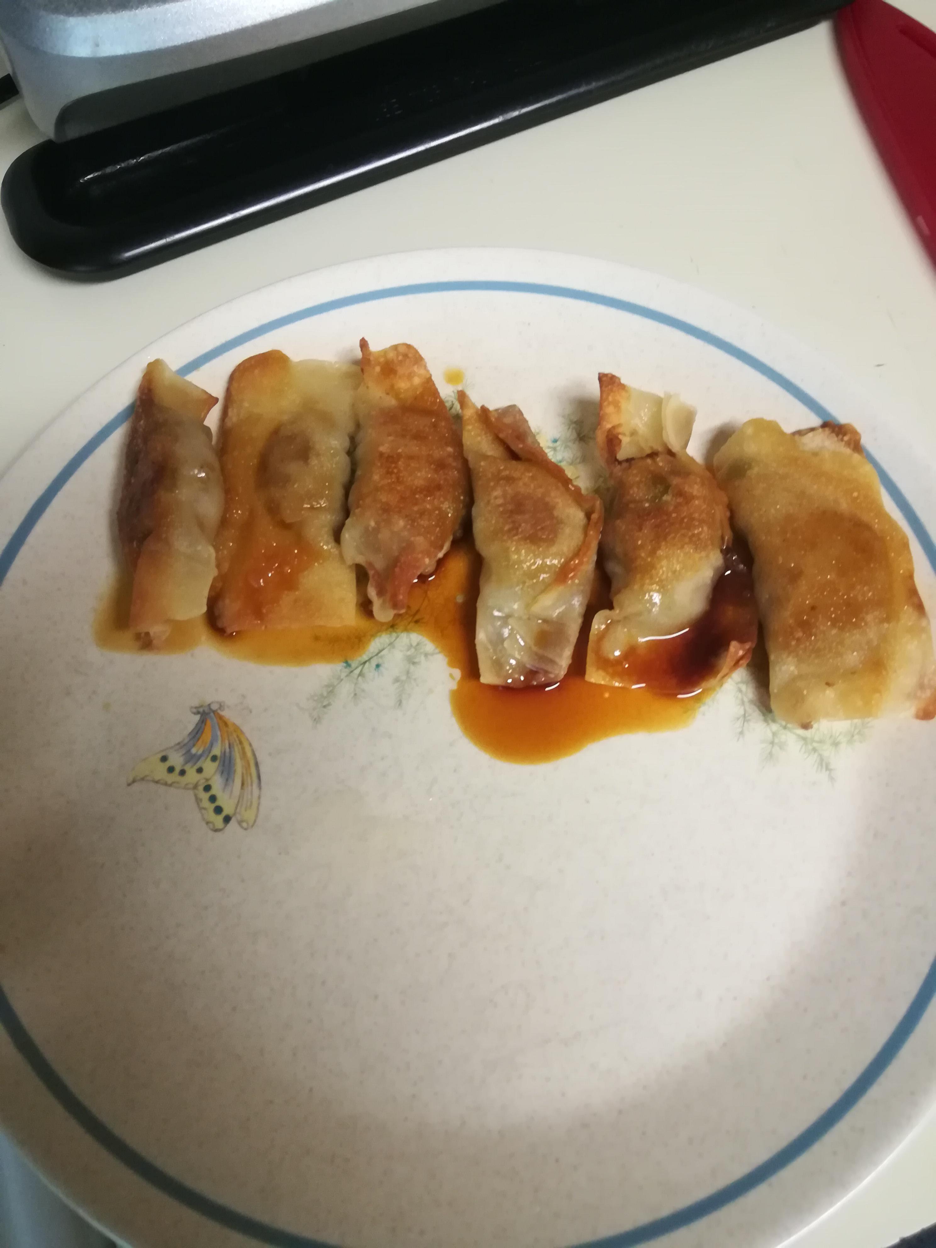 [Homemade] Potstickers! (Fried dumplings, sorta) r/food