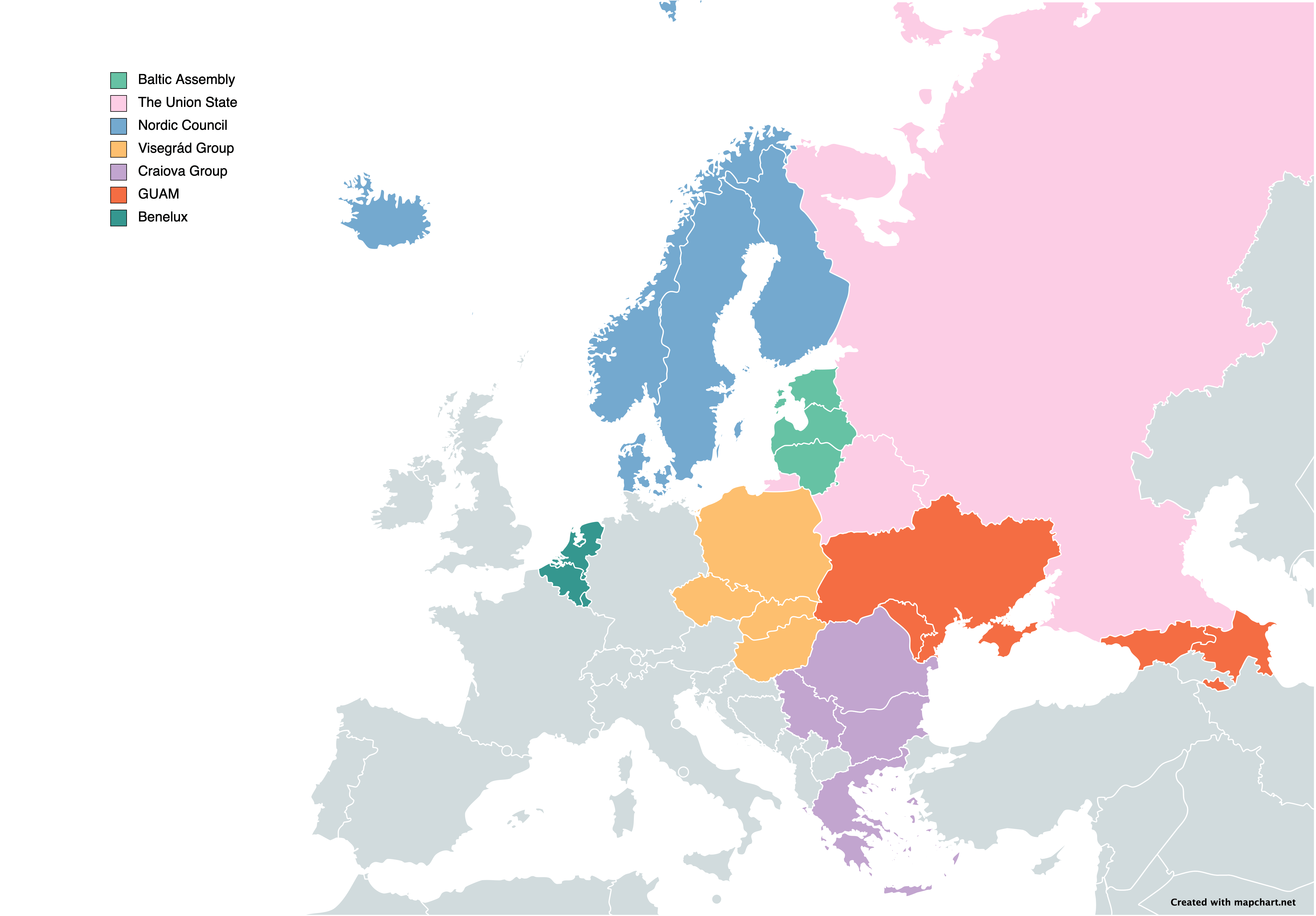 Pain Points De Carte Igo Europe Nonoverlapping regional IGO's and alliances in Europe (v. 2) europe