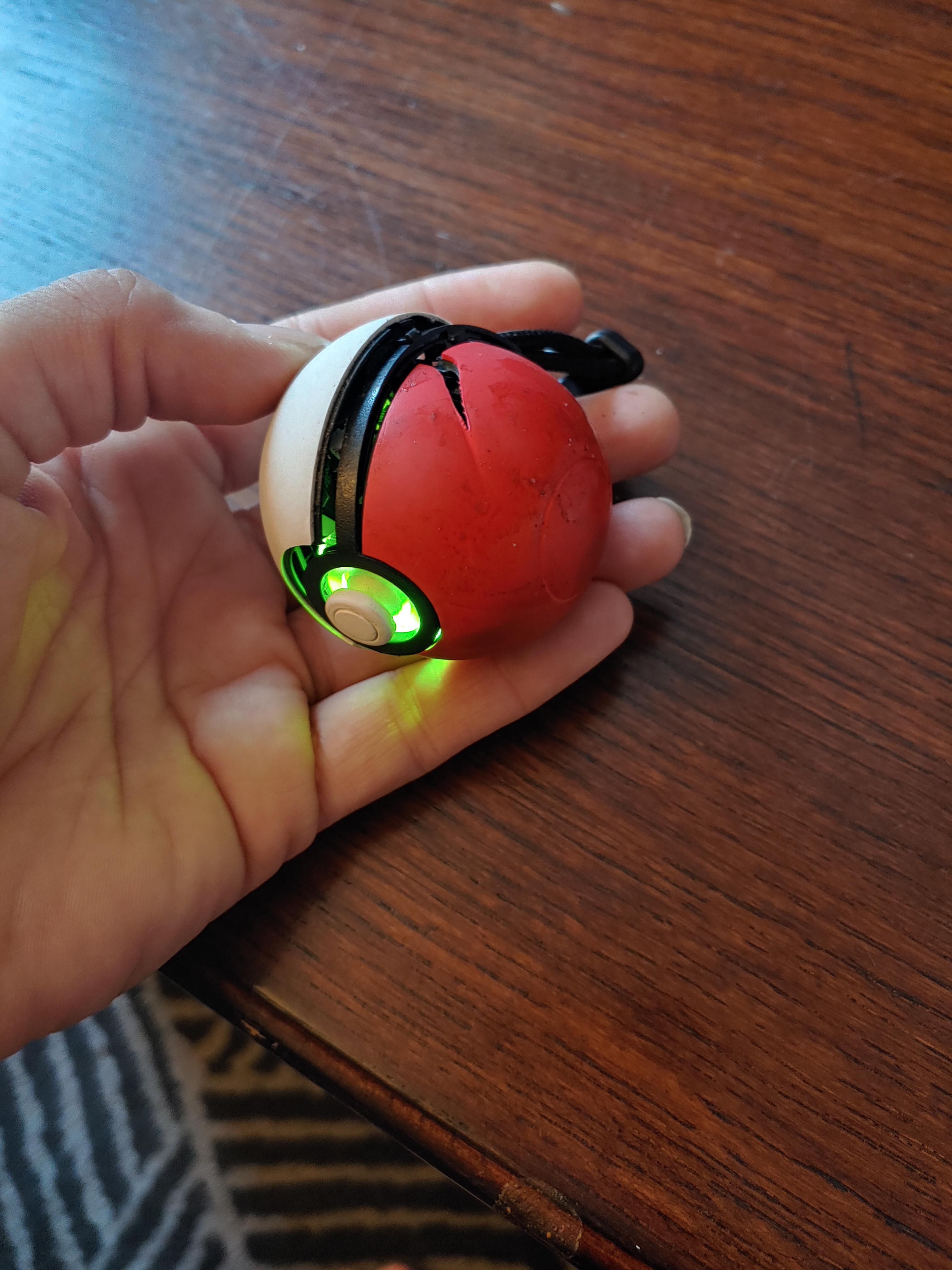 Can no longer catch 'em all. Must have fallen out of my kid's pocket
