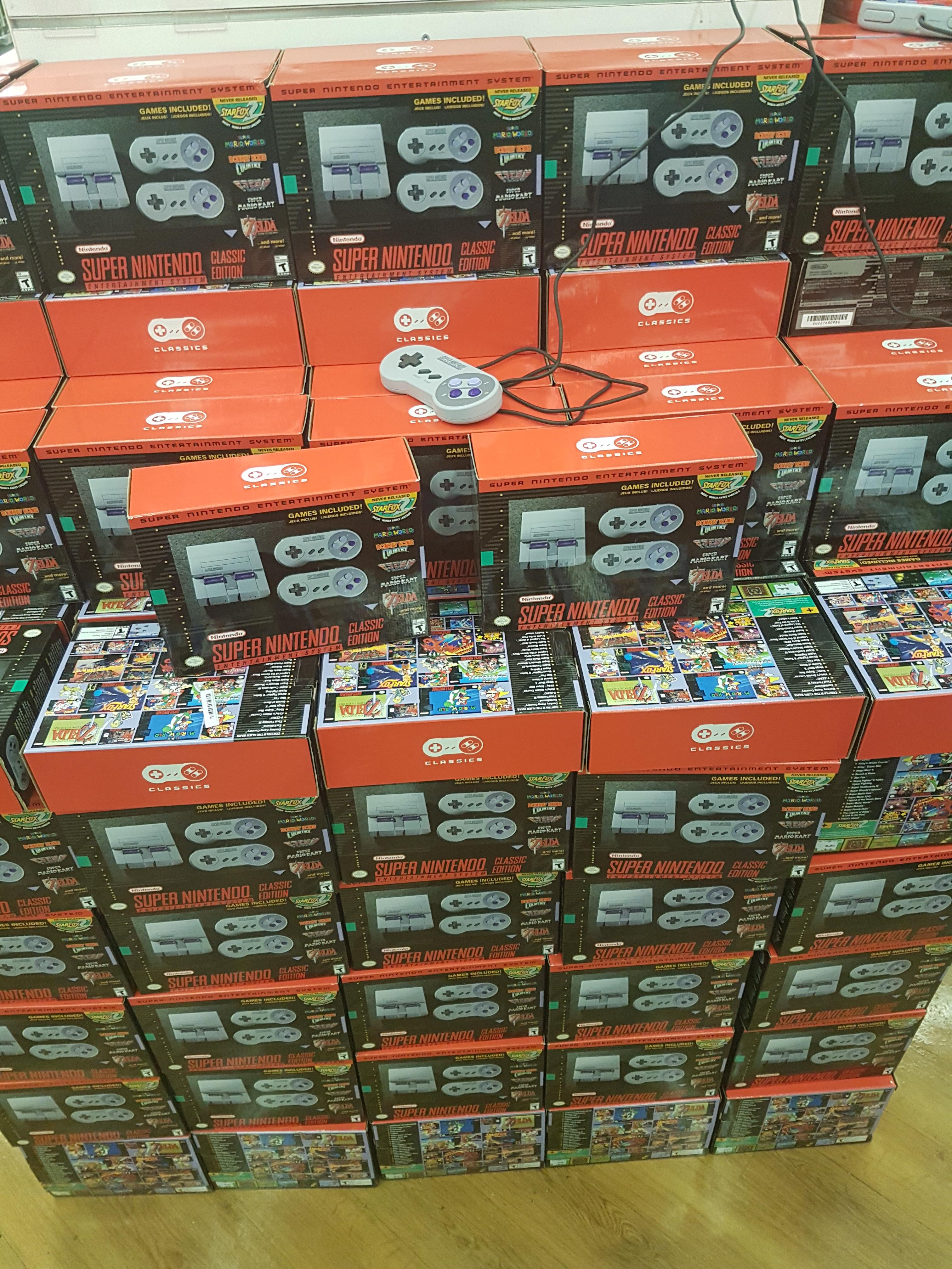 If anyone is still looking for the Super NES Mini (not sure if the buzz