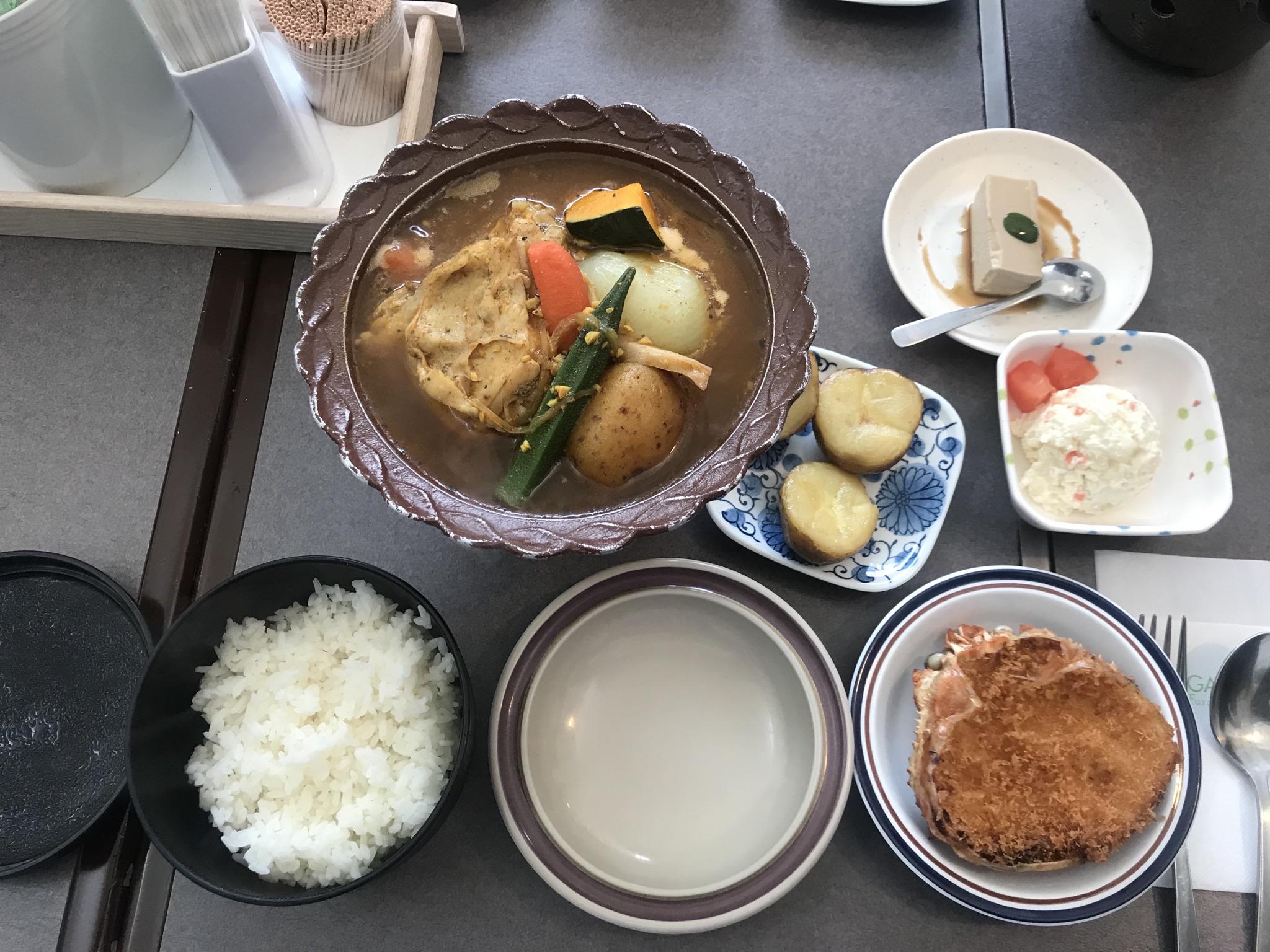 [I Ate] Japanese curry with Creamy crab croquette r/food