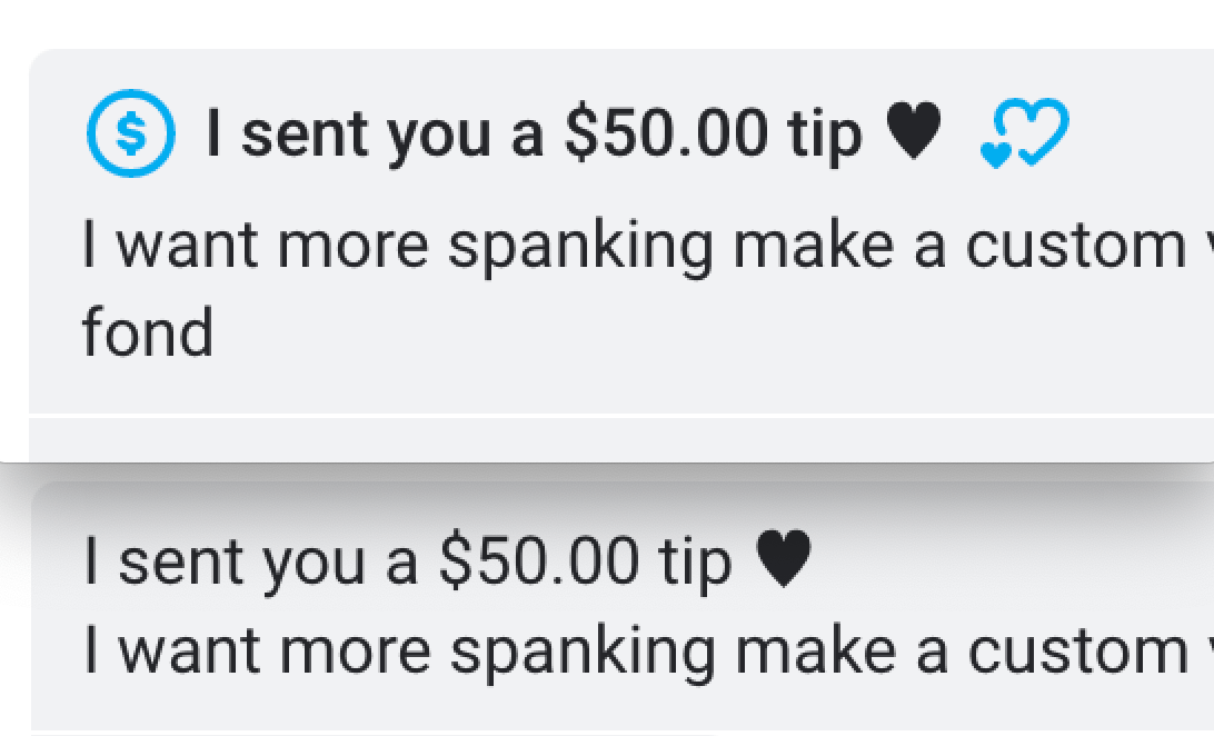 Real Tip vs. Fake "Tip" - This is really obvious to me, but just so you