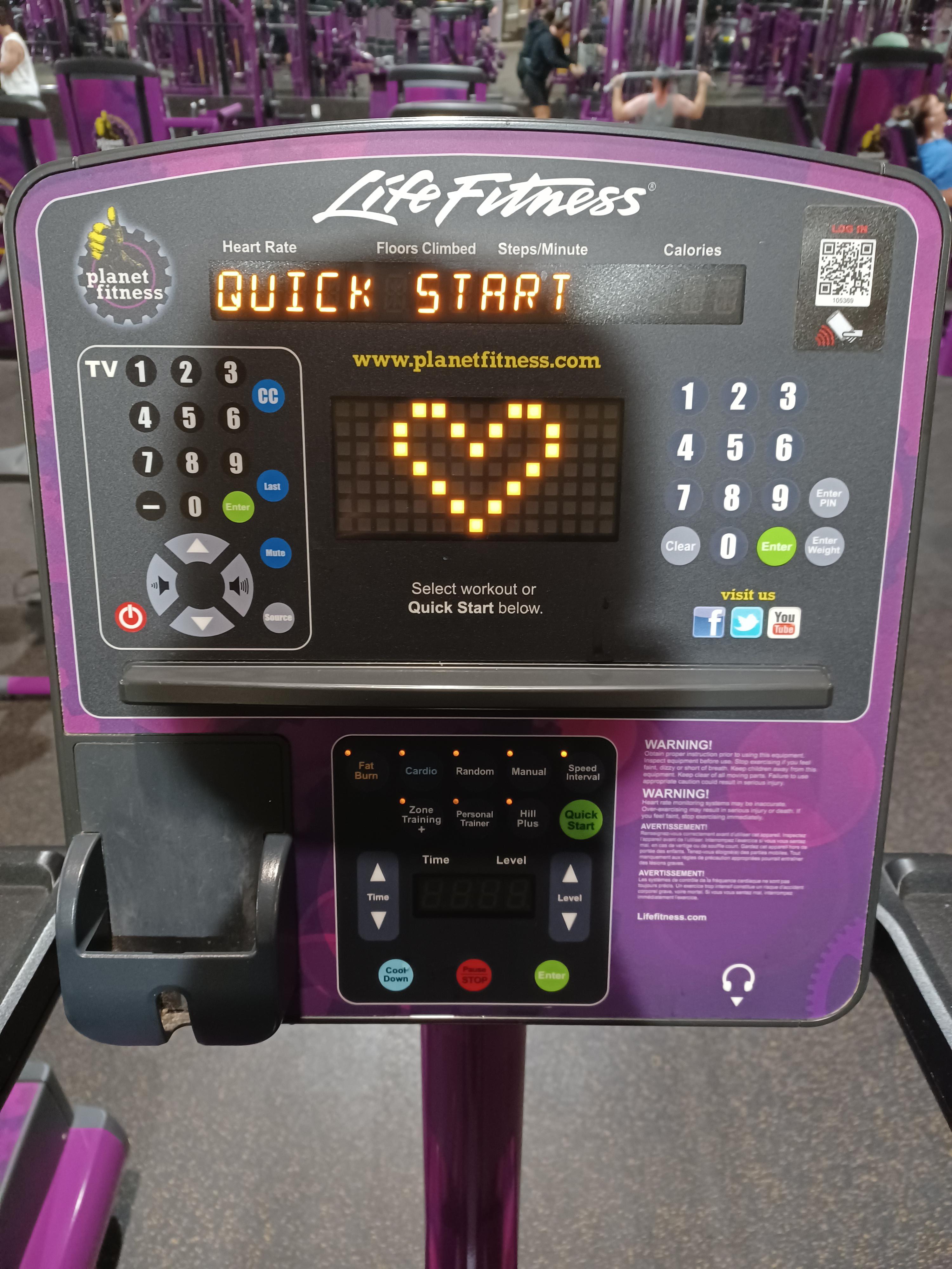 Why are the stair climbers in my Texas gym set to kg and how do I