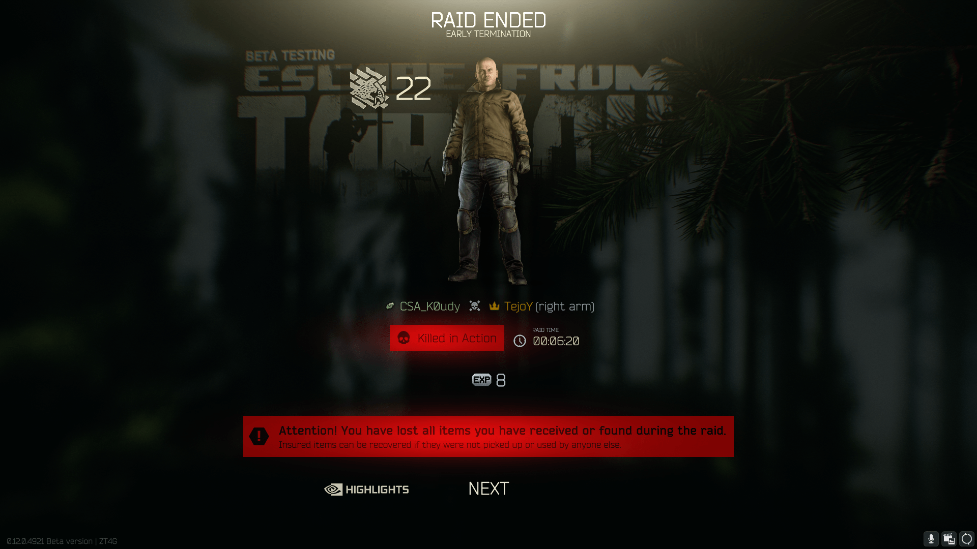 What does the green name color mean? r/EscapefromTarkov