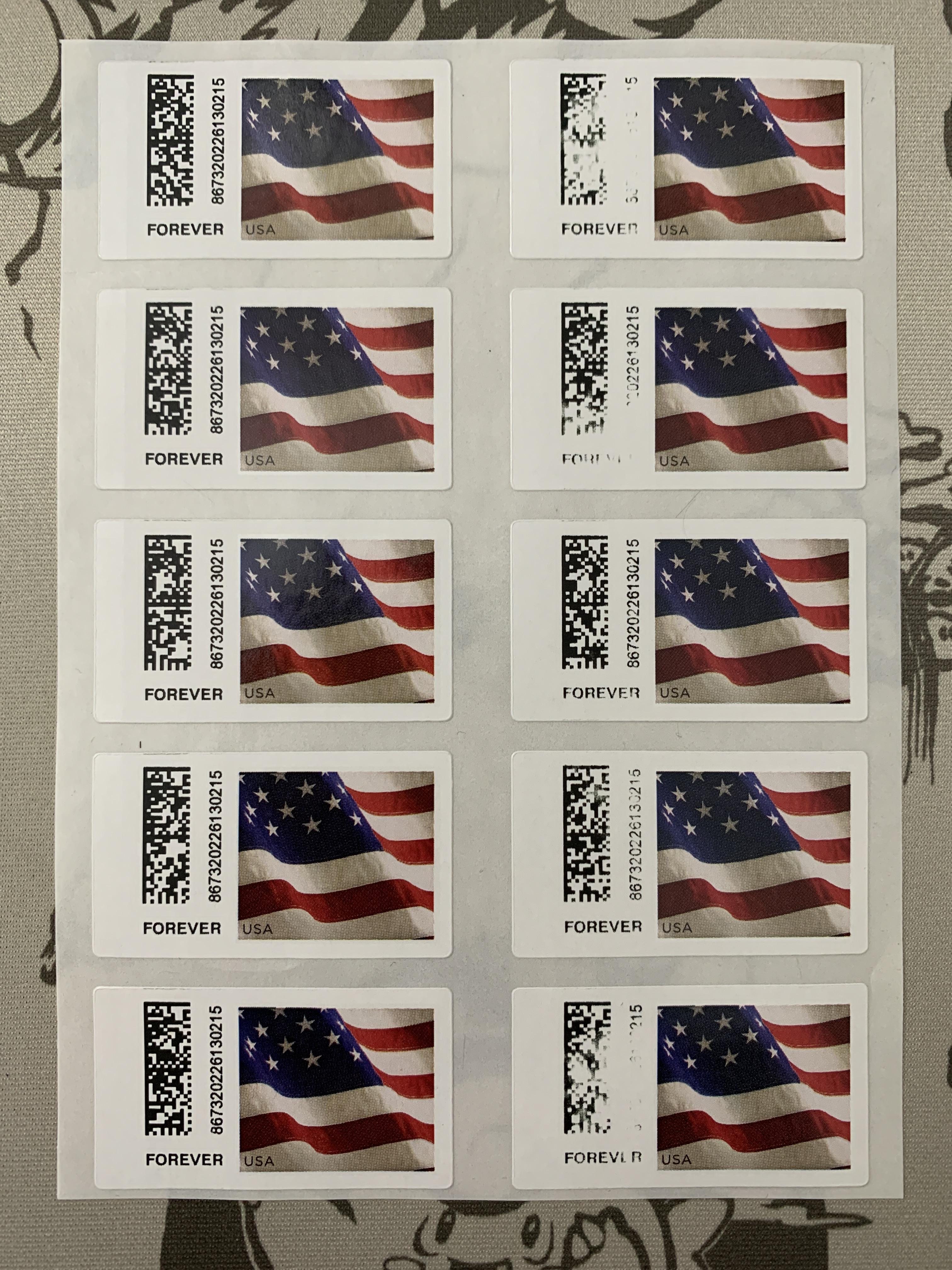 Will the faded barcode stamps still work or should I ask for