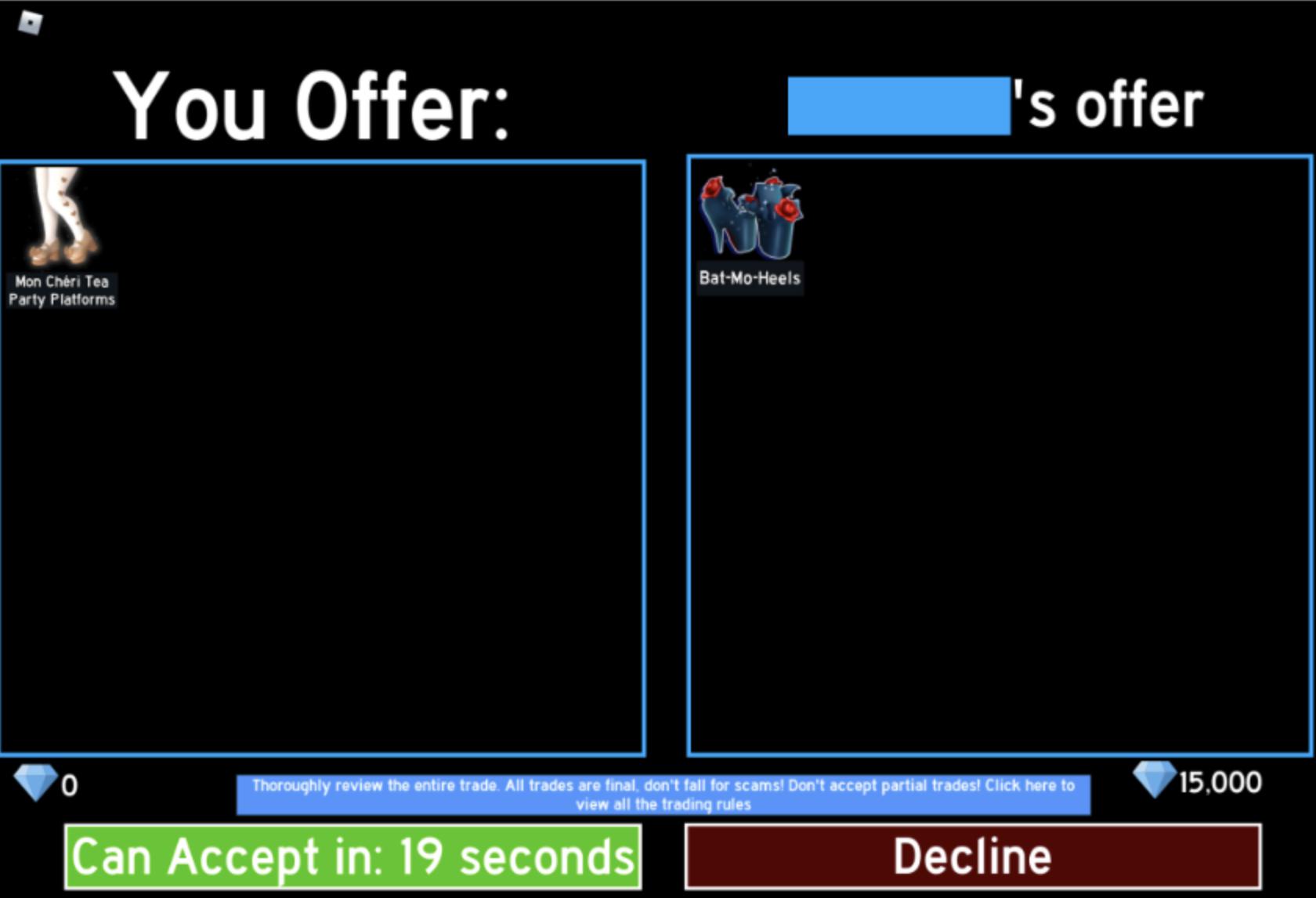 W/F/L? (I don’t know the value of BatMos now that it was on sale last