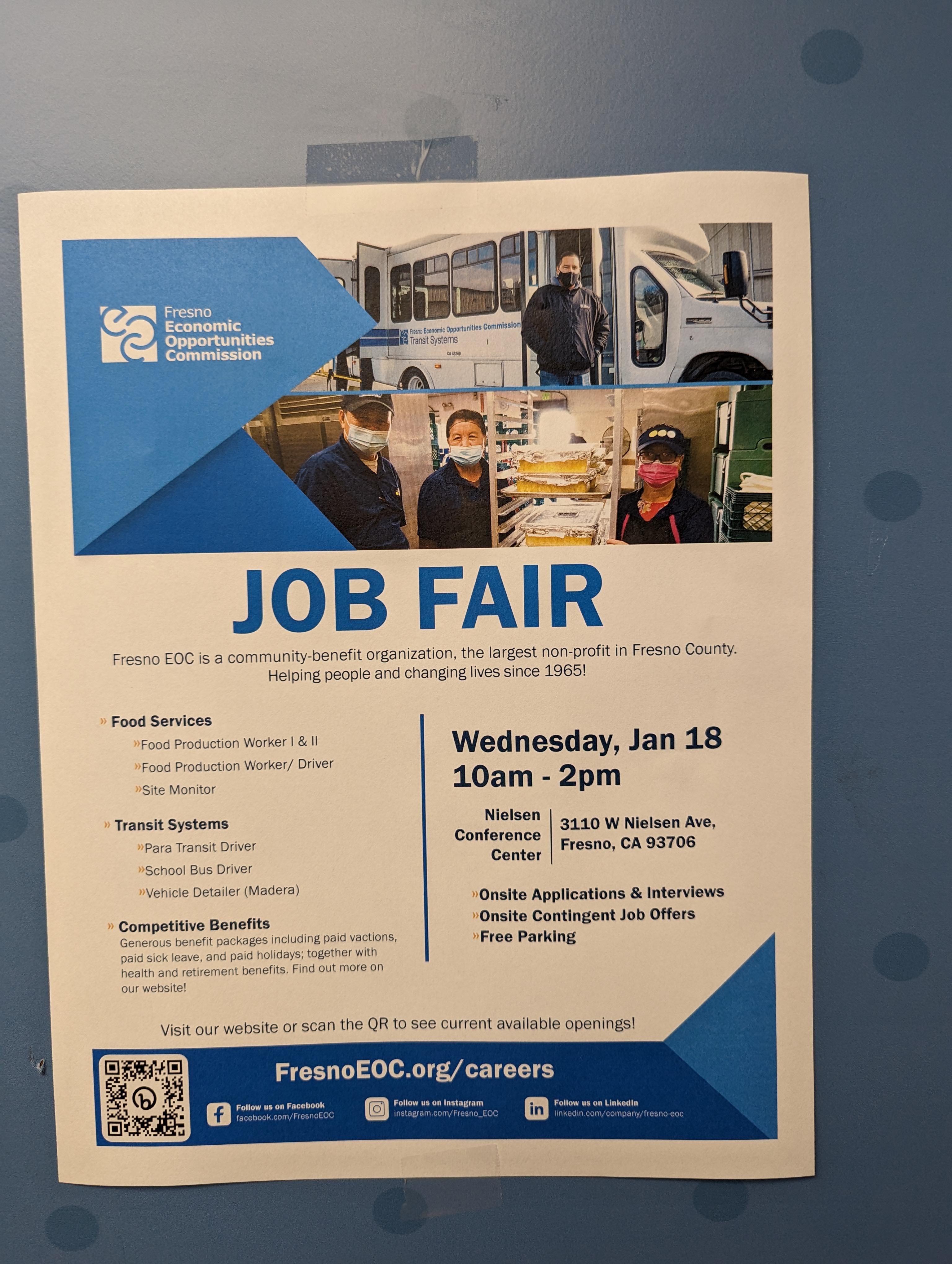 job fair in Fresno, let it trend r/fresno
